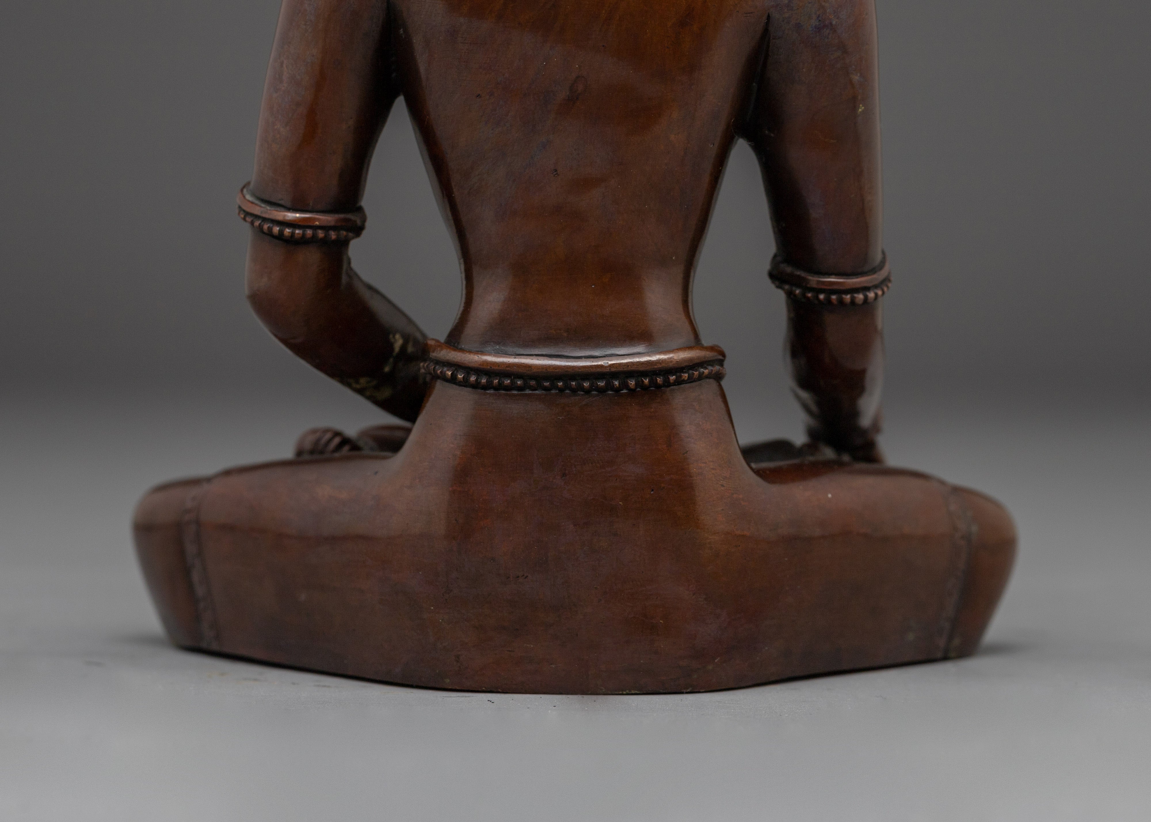 Handmade Crown Shakyamuni buddha Sculpture | Historical Buddha