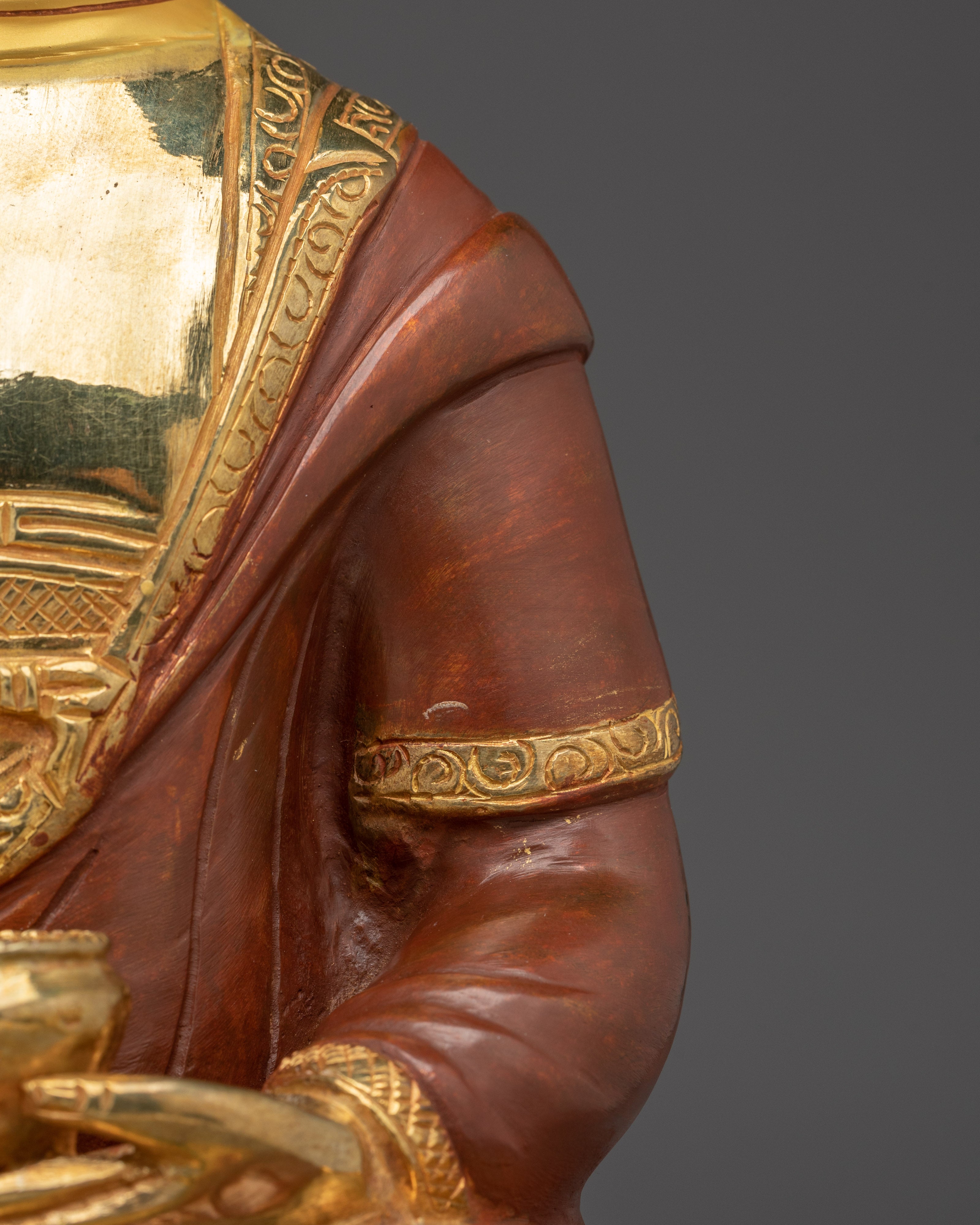 Amitabha Buddha Statue in 24K Gold | Symbol of Infinite Light and Compassion