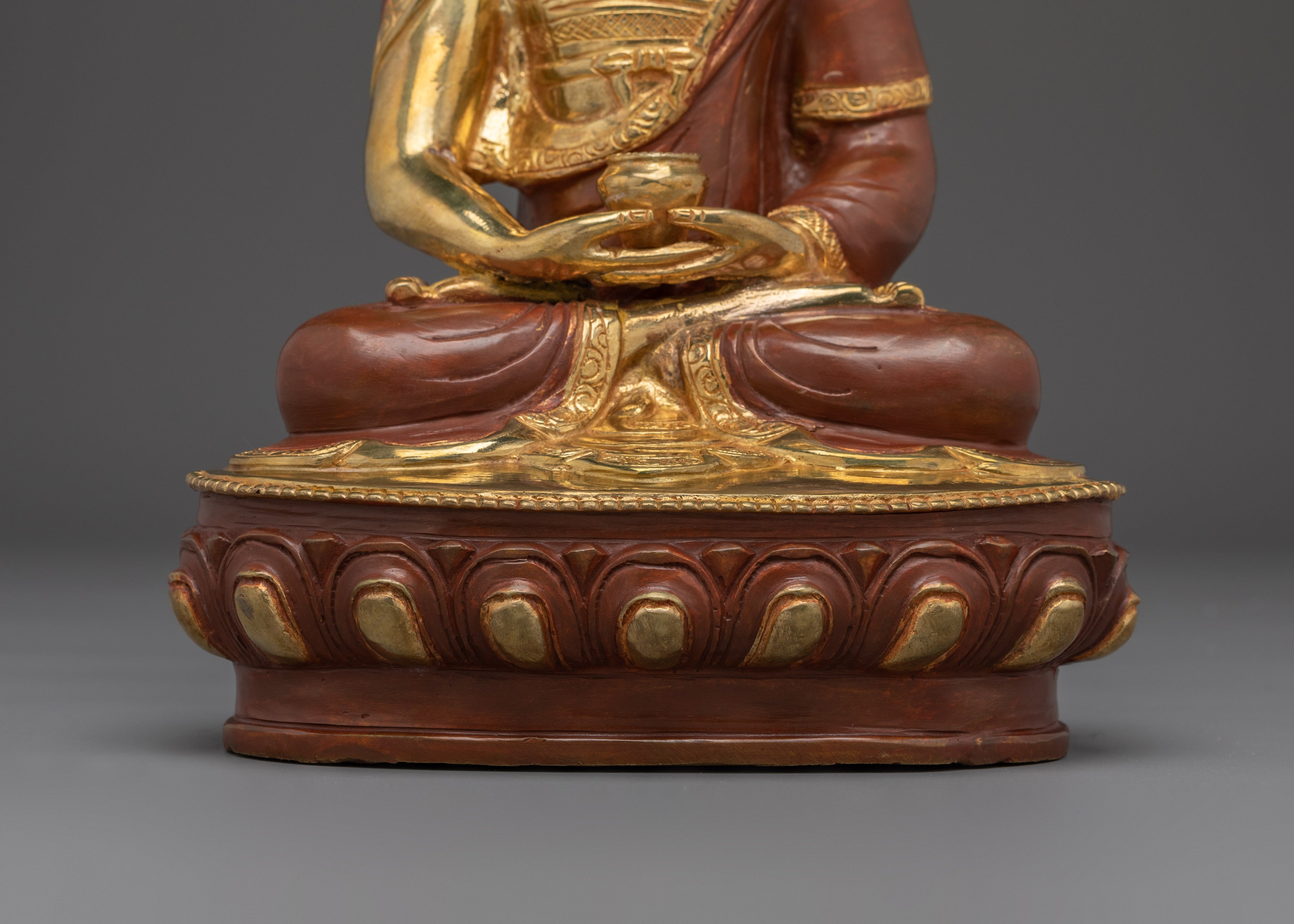 Amitabha Buddha Statue in 24K Gold | Symbol of Infinite Light and Compassion
