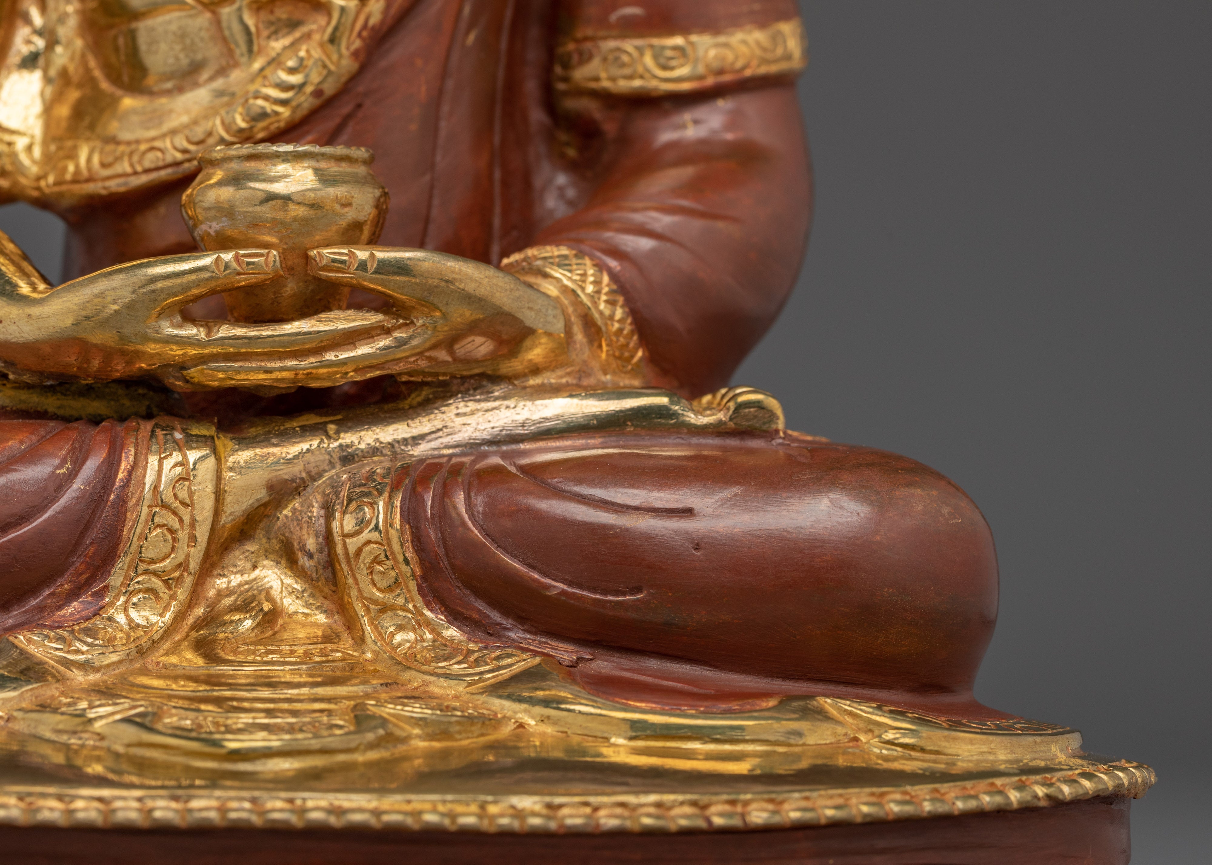 Amitabha Buddha Statue in 24K Gold | Symbol of Infinite Light and Compassion