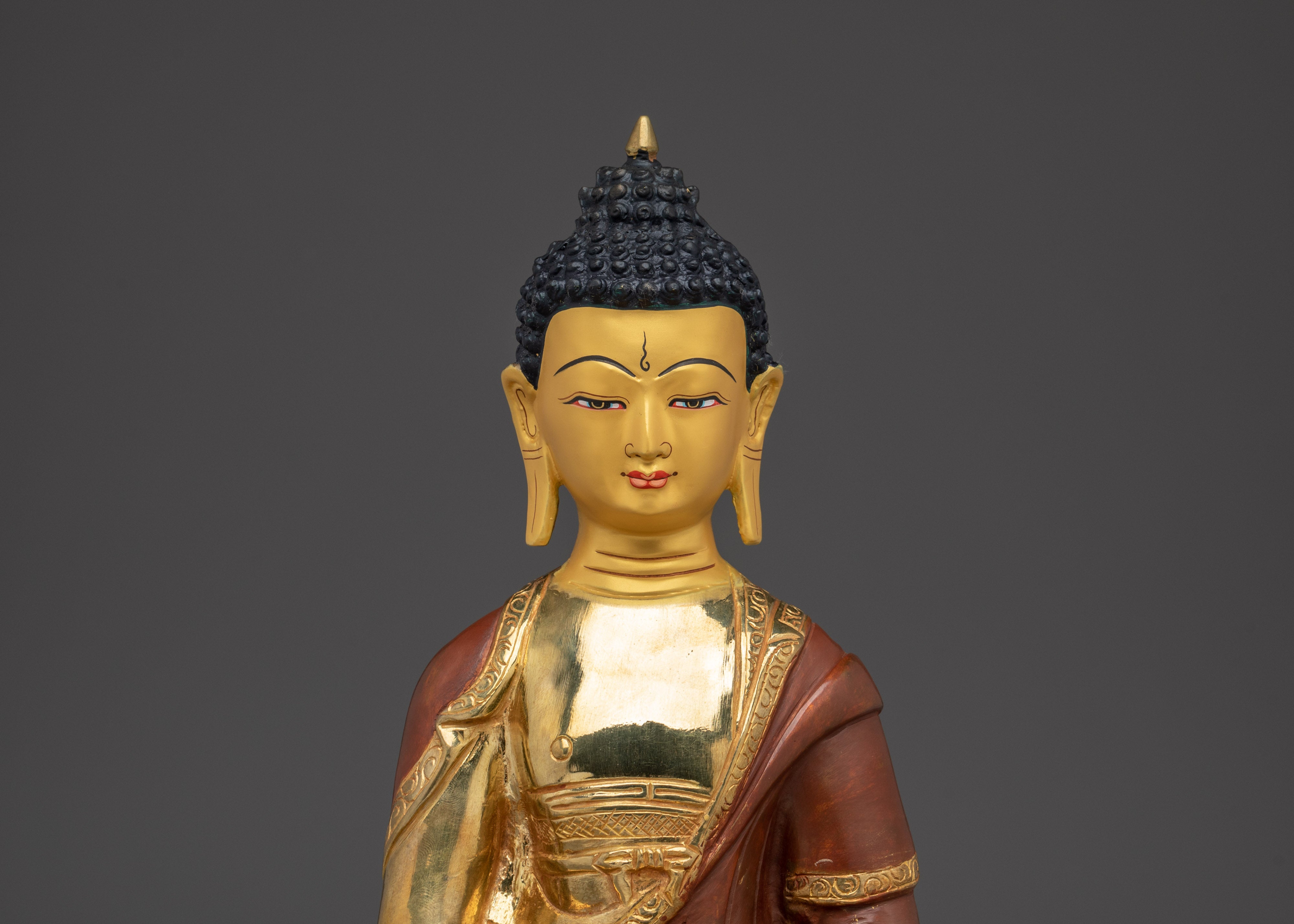 Amitabha Buddha Statue in 24K Gold | Symbol of Infinite Light and Compassion