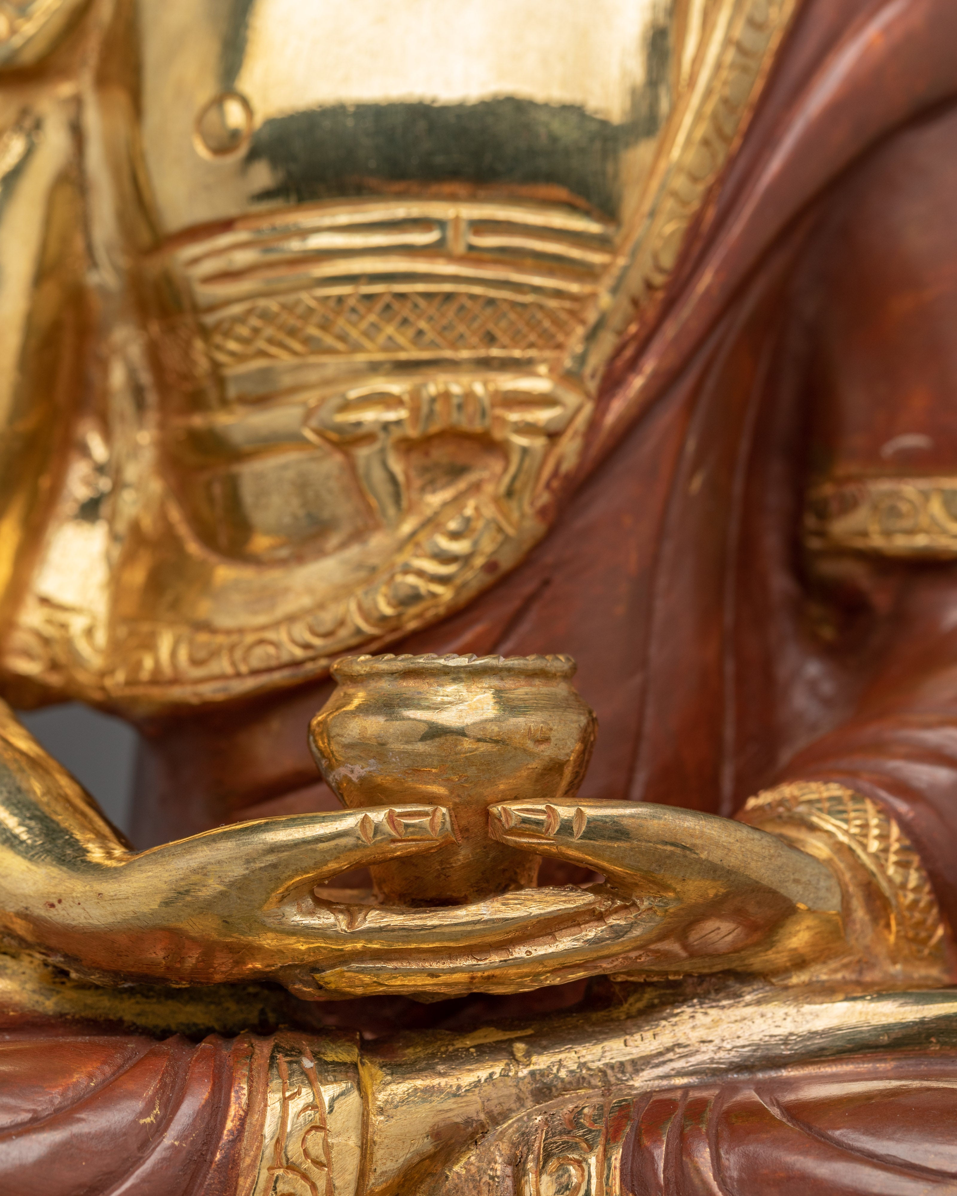 Amitabha Buddha Statue in 24K Gold | Symbol of Infinite Light and Compassion