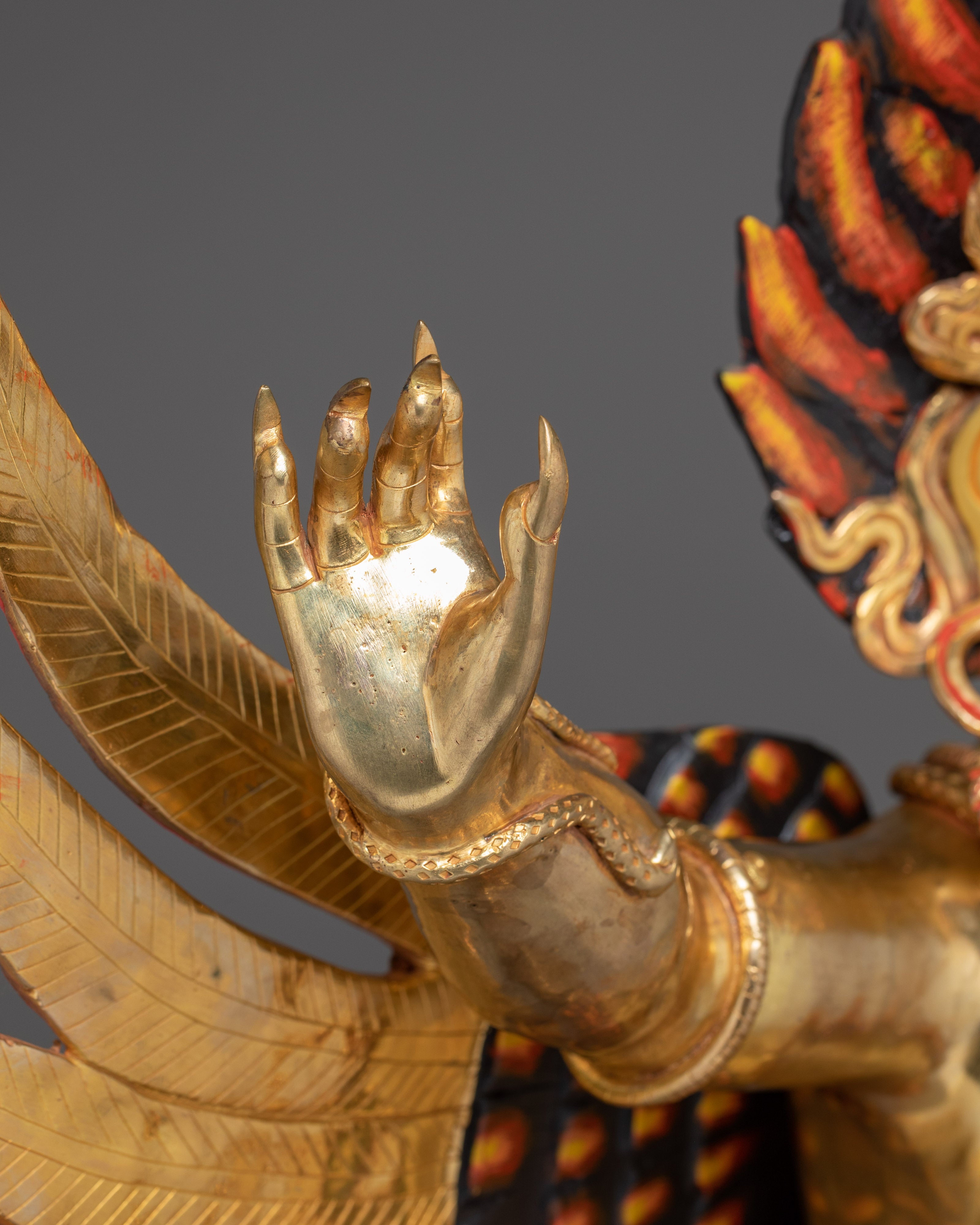 Buddhist Deity Garuda | Mythical Bird Sculpture