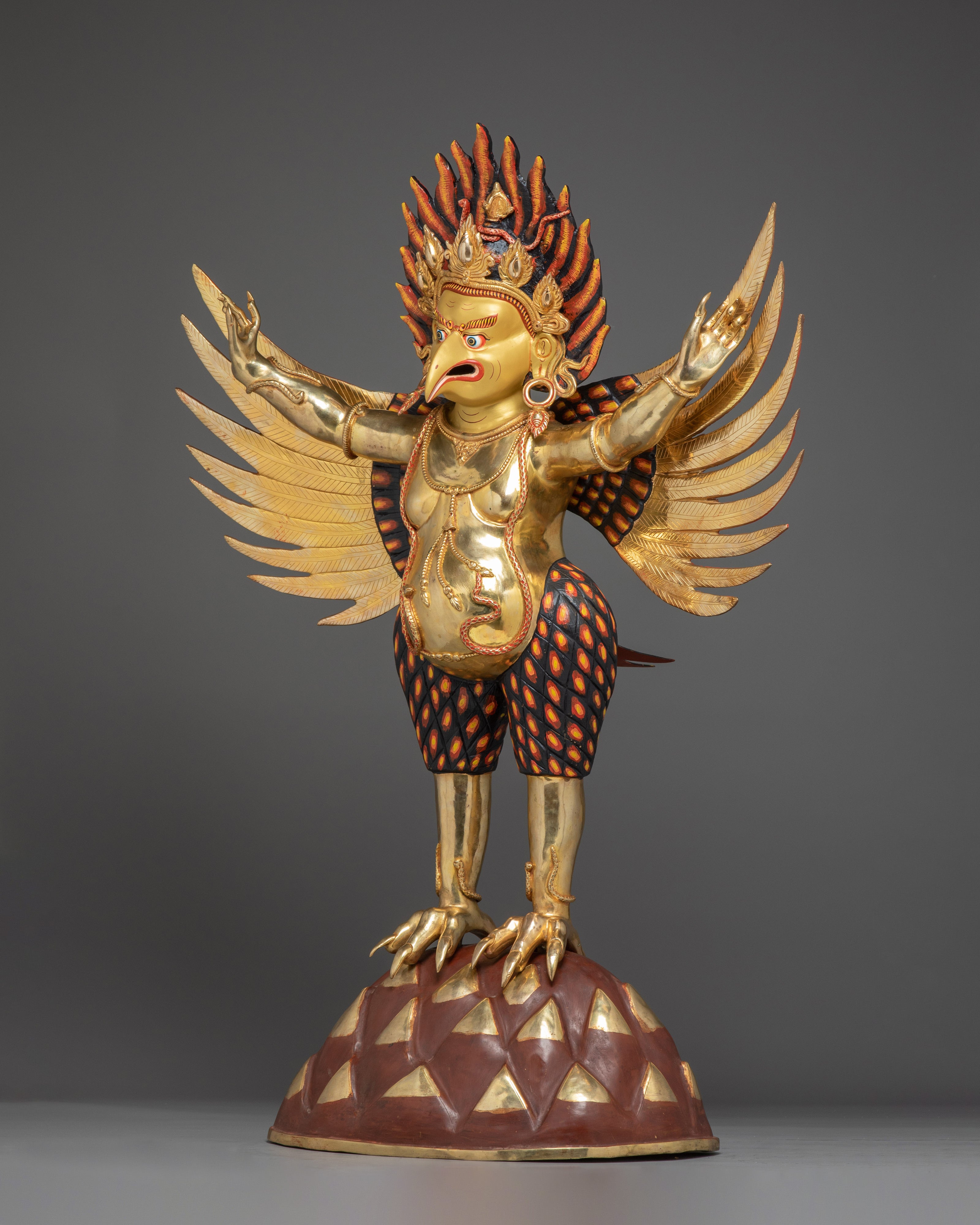 Buddhist Deity Garuda | Mythical Bird Sculpture