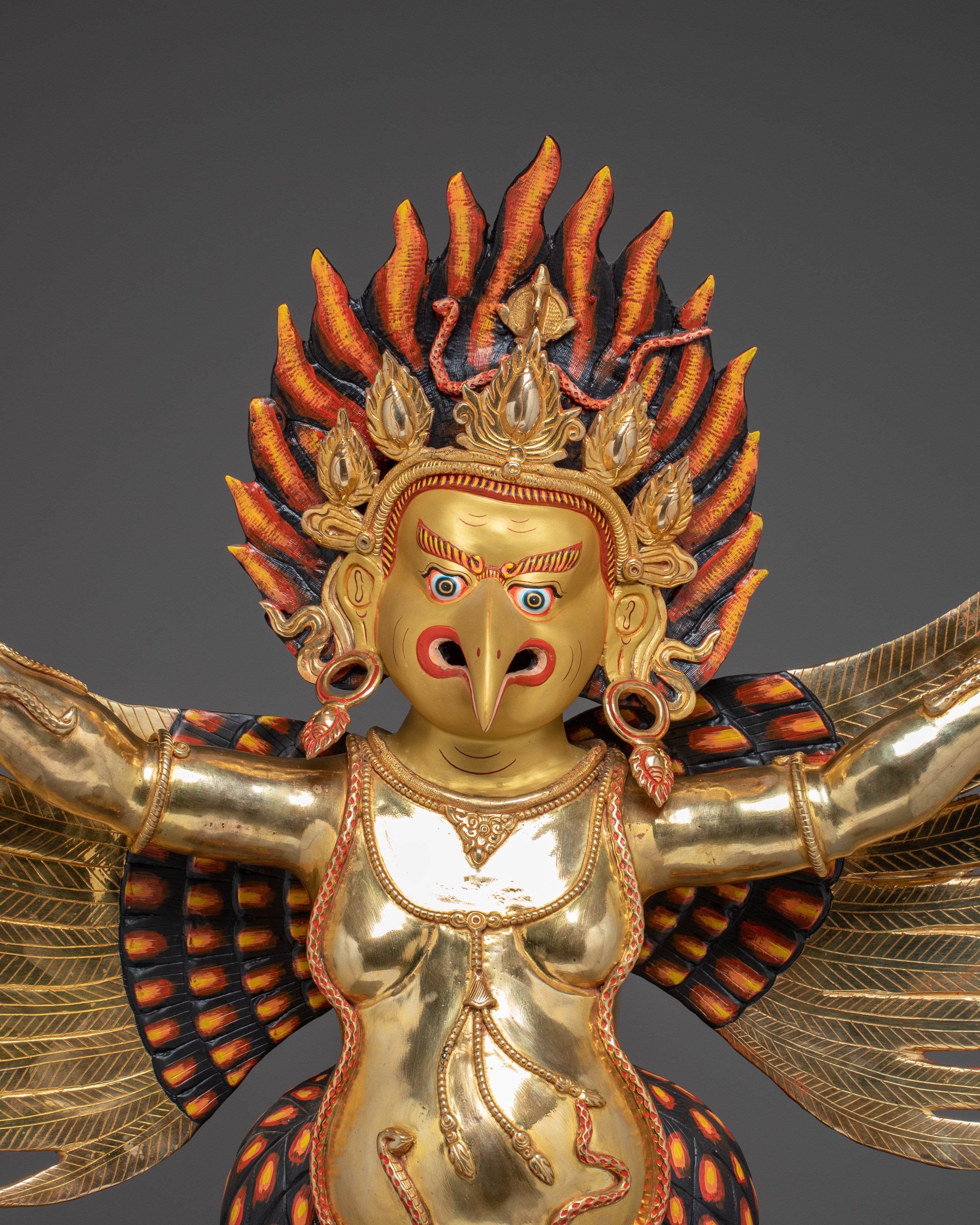 Buddhist Deity Garuda | Mythical Bird Sculpture