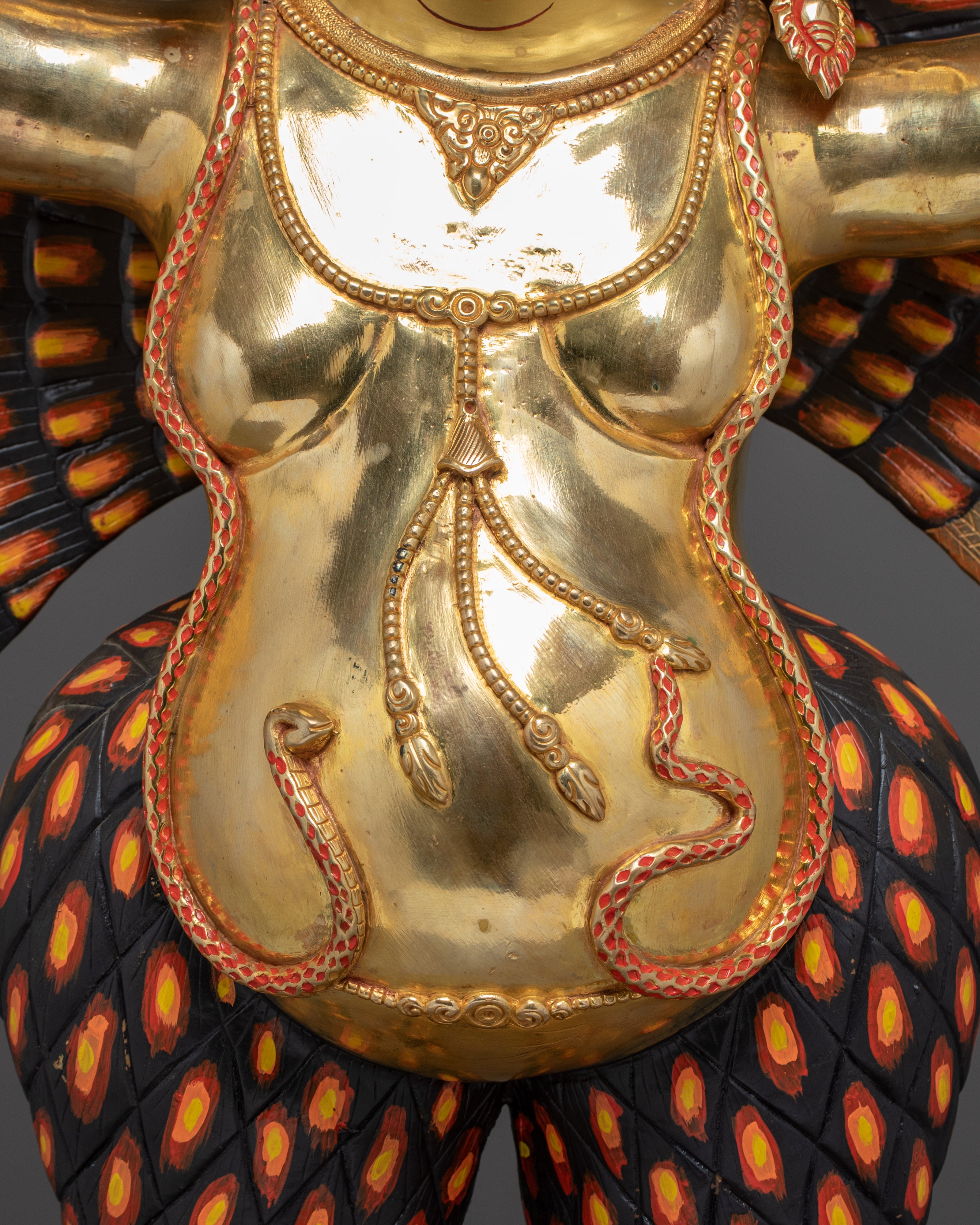 Buddhist Deity Garuda | Mythical Bird Sculpture