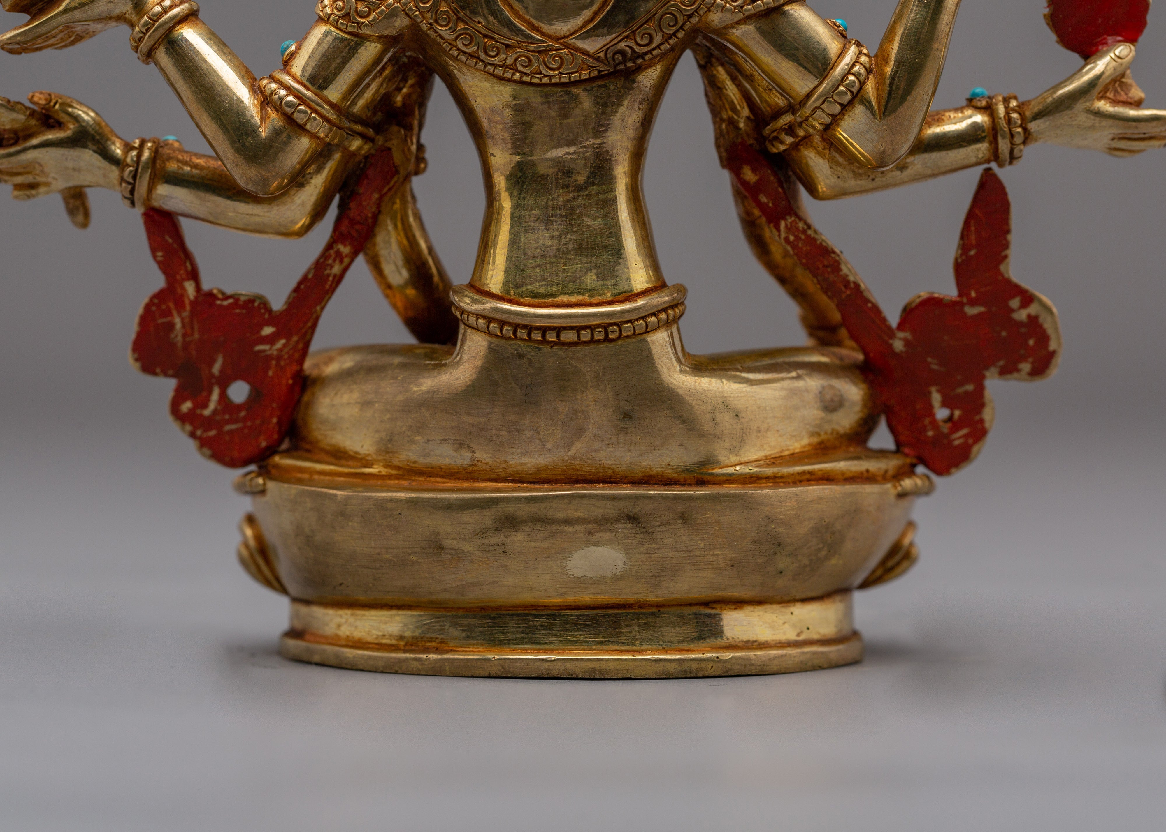 Spiritual Prosperity Icon Vasudhara | Tibetan Art for Abundance