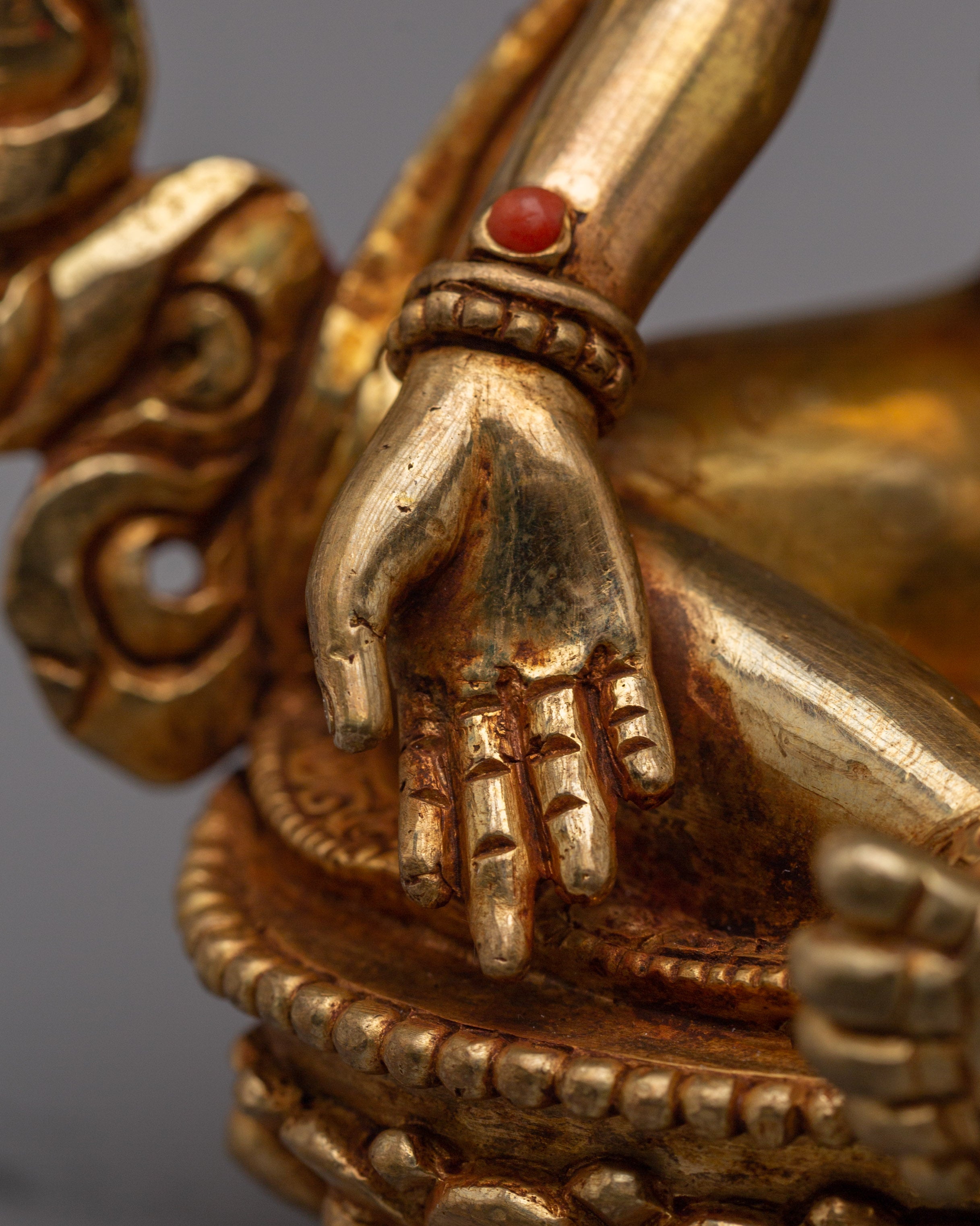 Spiritual Prosperity Icon Vasudhara | Tibetan Art for Abundance