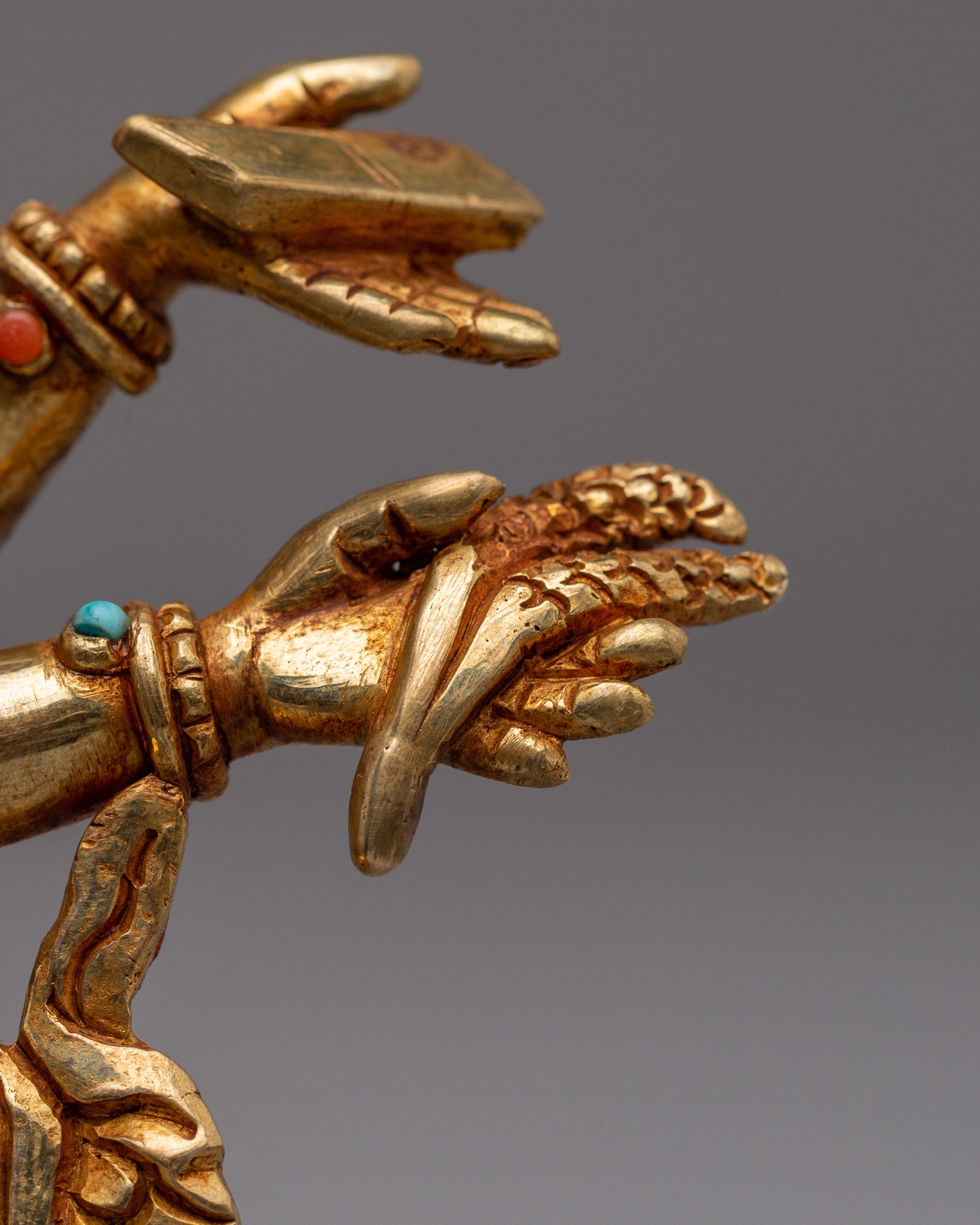 Spiritual Prosperity Icon Vasudhara | Tibetan Art for Abundance