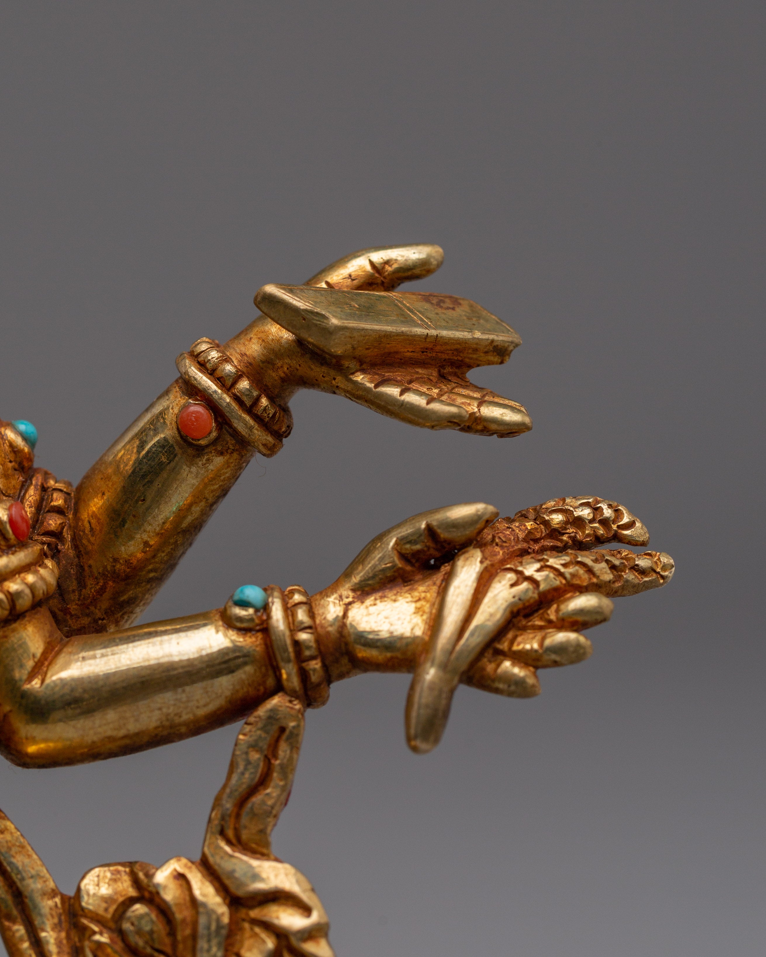 Spiritual Prosperity Icon Vasudhara | Tibetan Art for Abundance