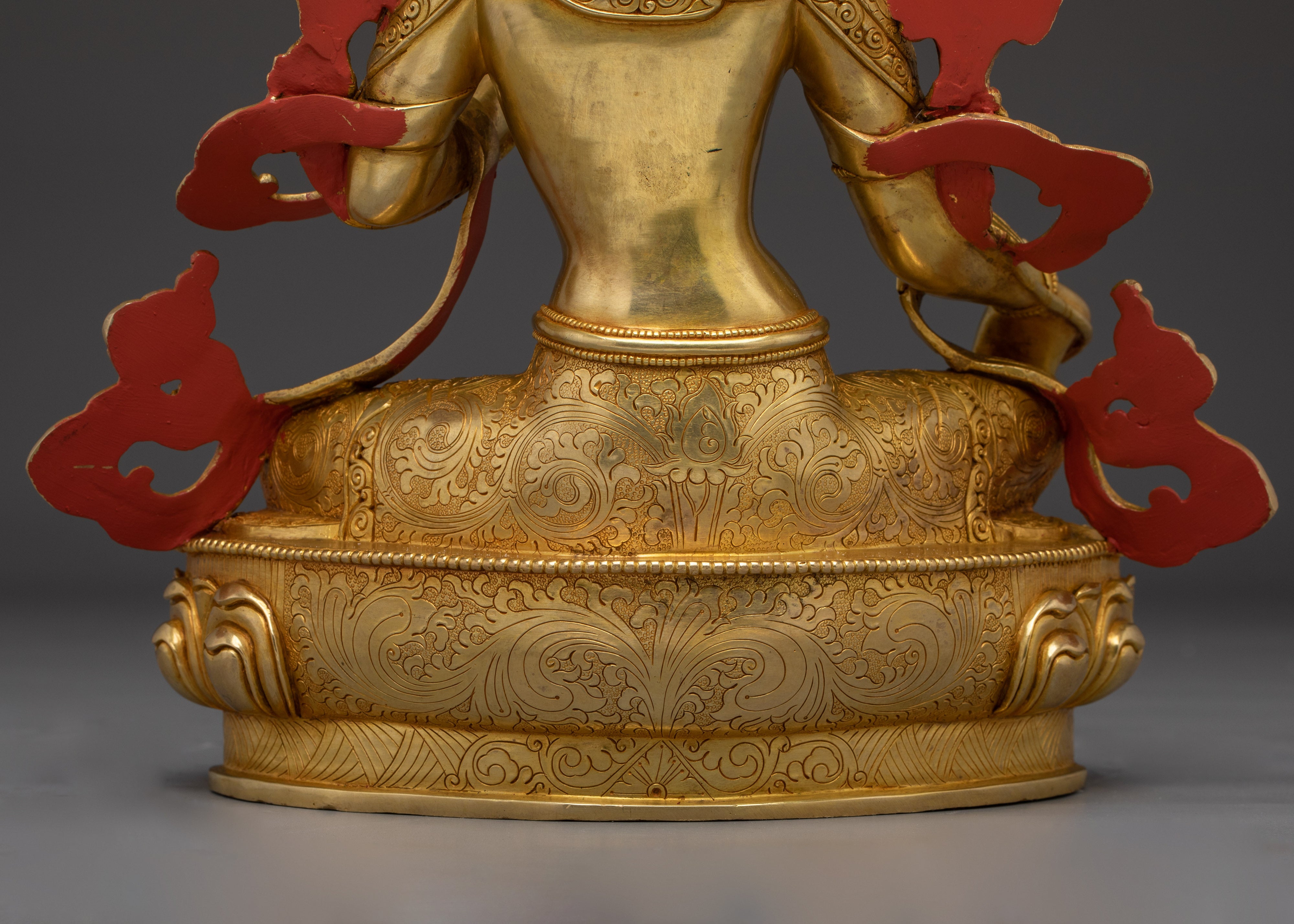 Handmade Golden Green Tara Nepali Artwork | Mother of All Buddhas