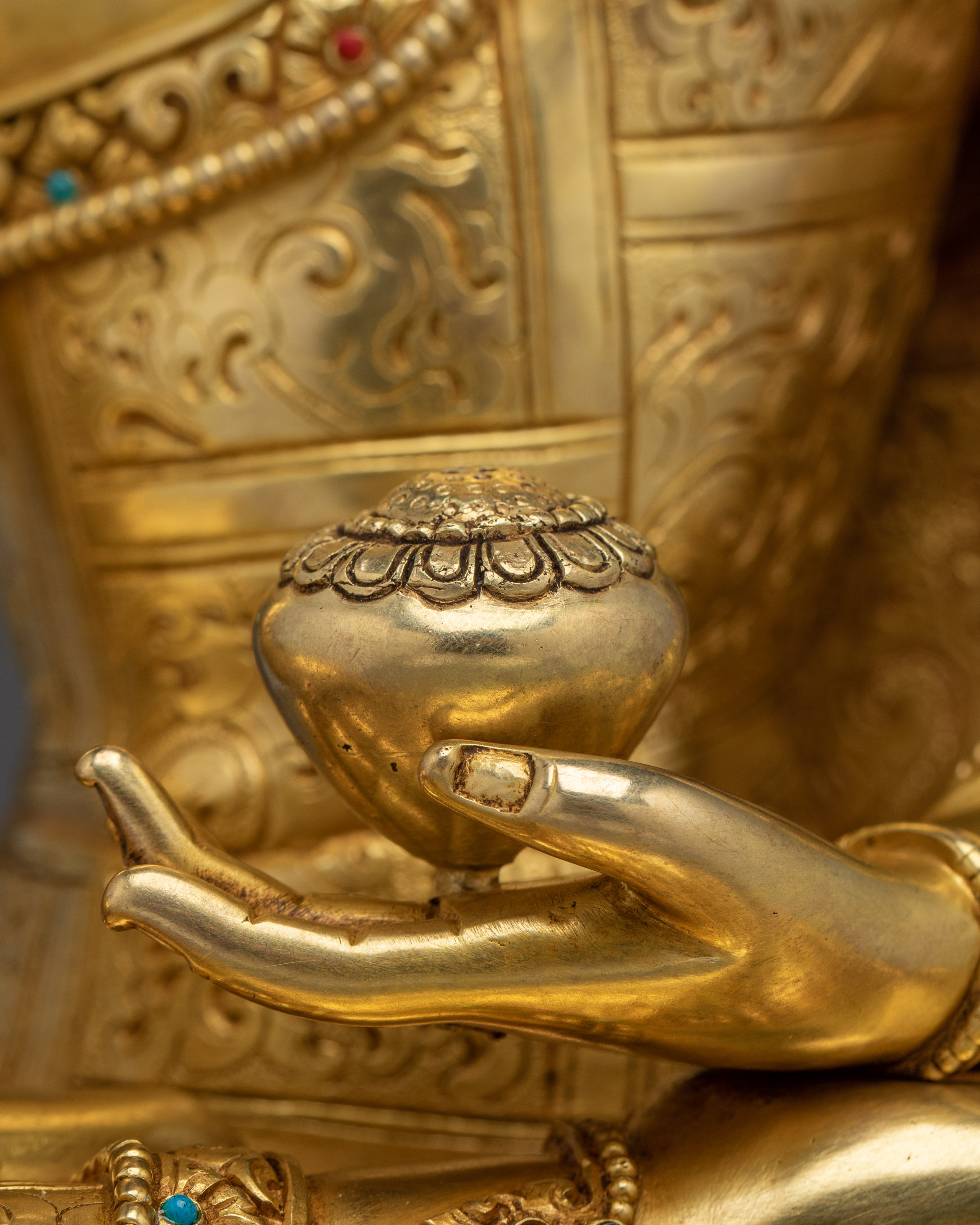 Crown Shakyamuni Buddha Artwork | Dharma Decor