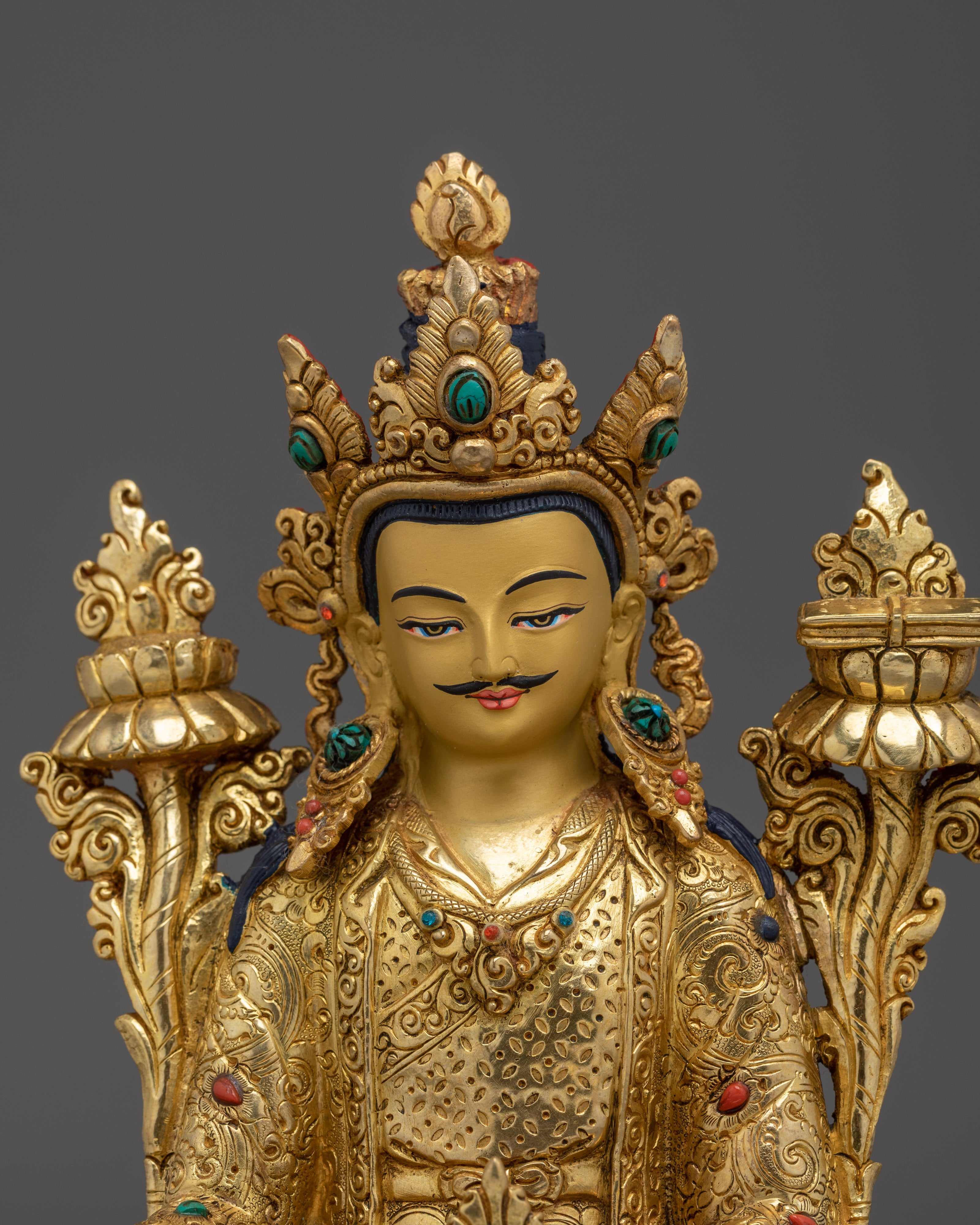 Guru Rinpoche Disciples | Trisong Detsen & Santaraksita Statue Set