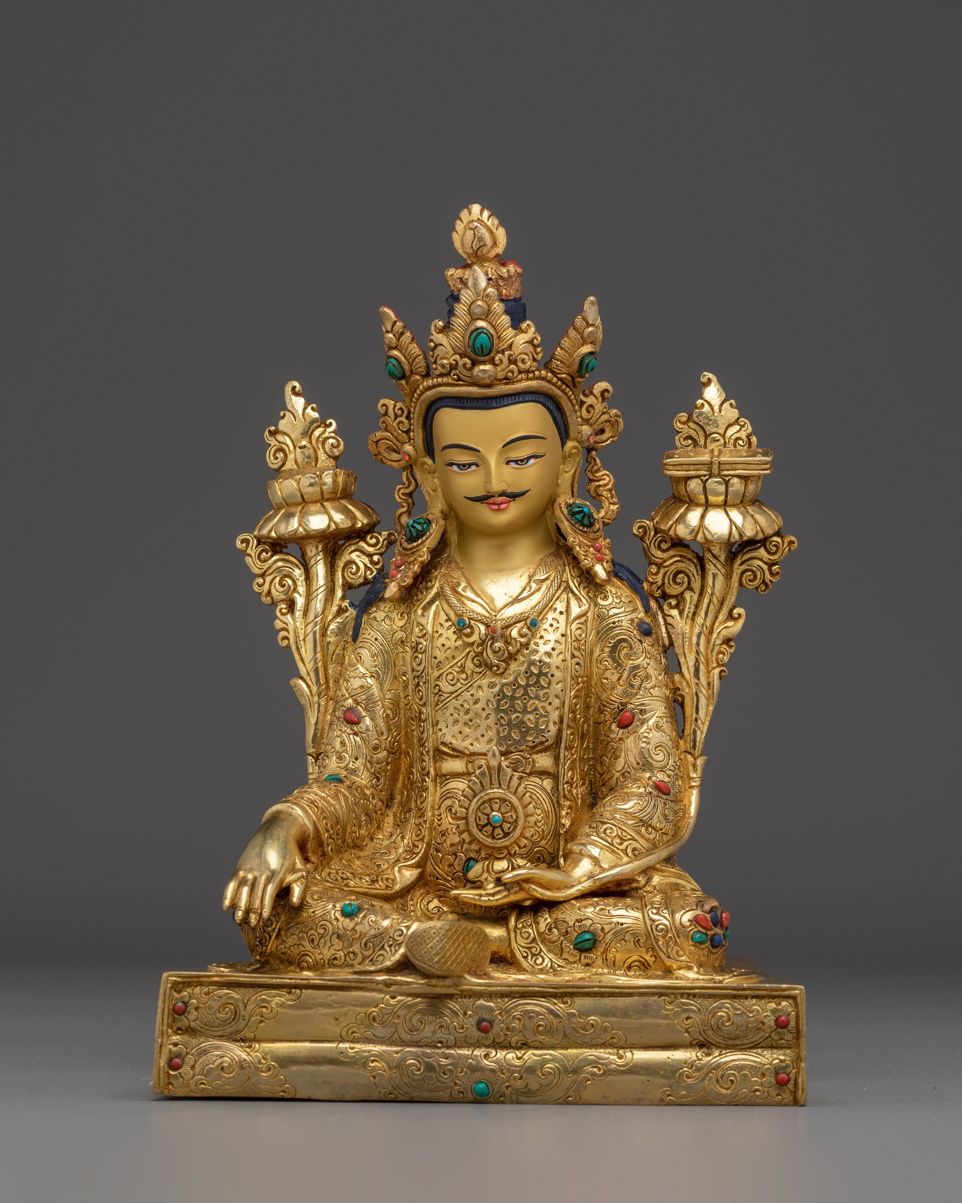 Guru Rinpoche Disciples | Trisong Detsen & Santaraksita Statue Set