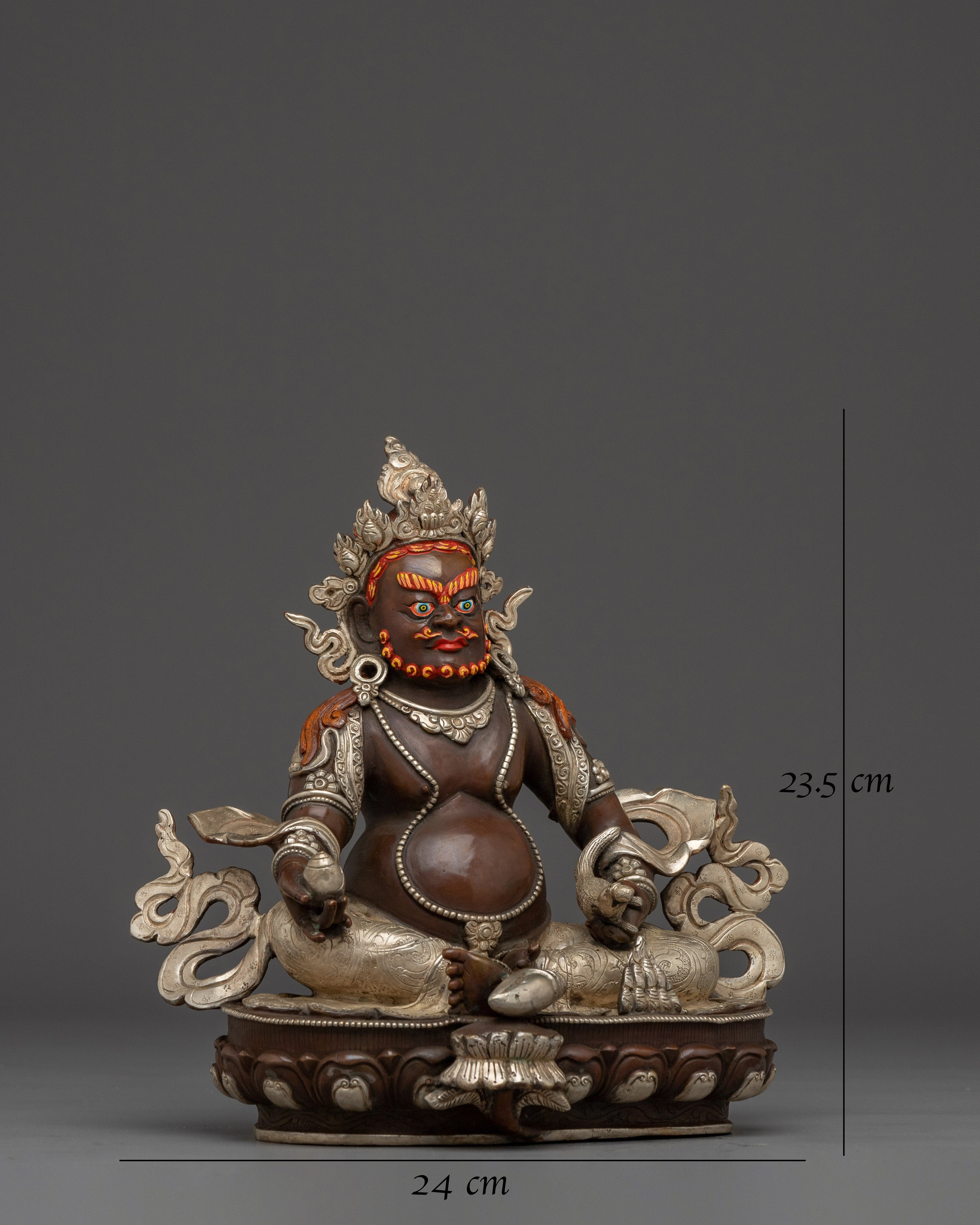 Dzambahala Statue in 24K Gold