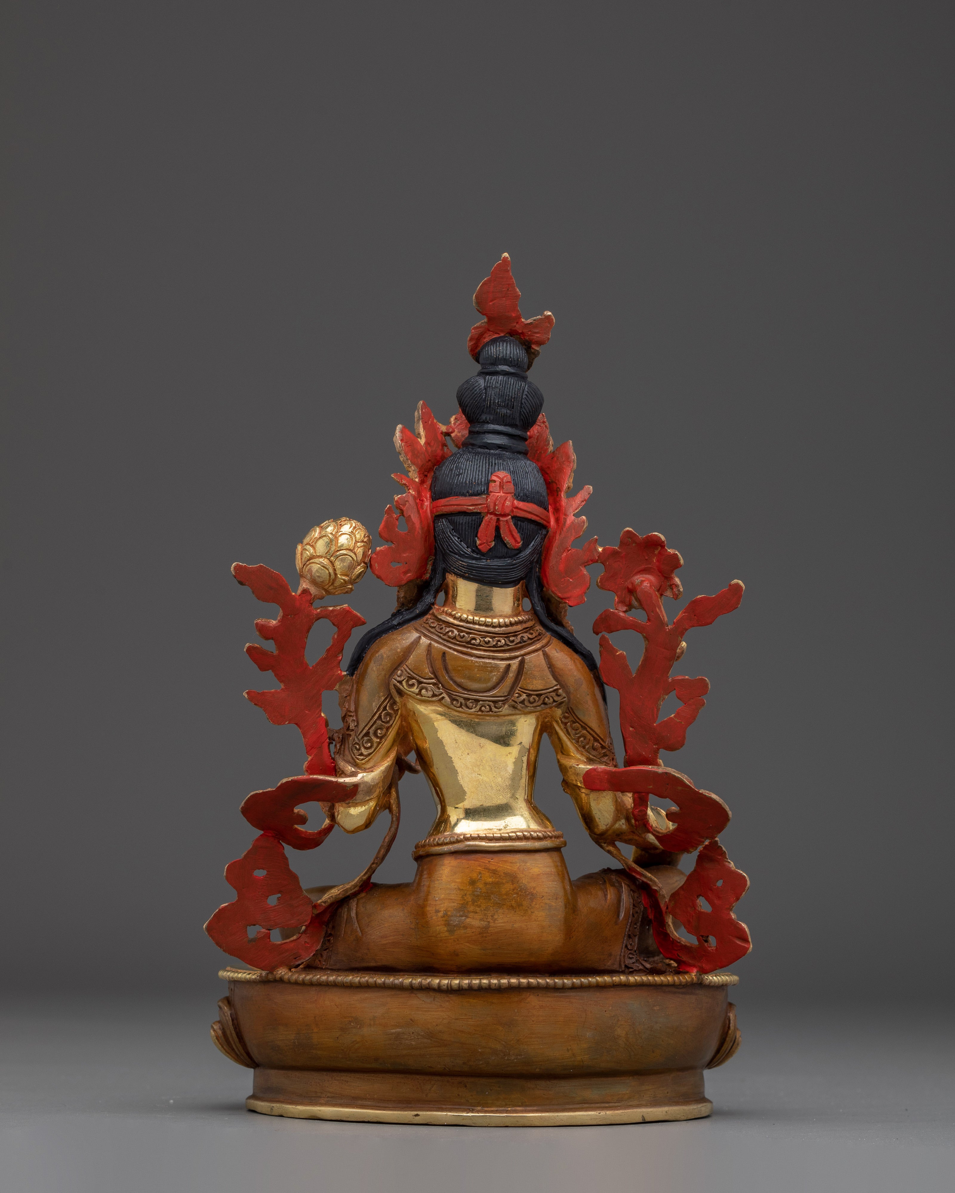 Handmade Religious Art of Green Tara | Goddess of Compassion