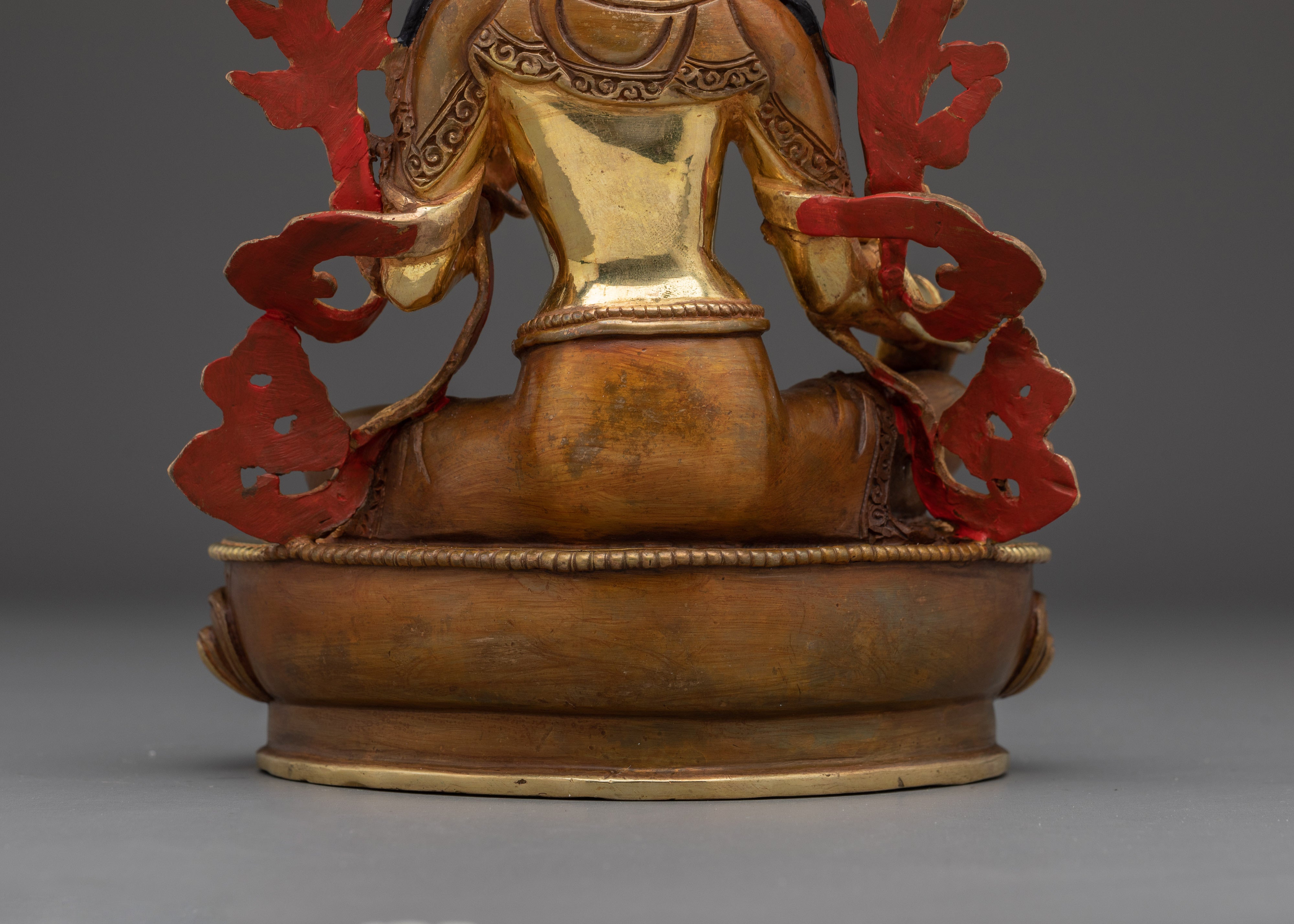 Handmade Religious Art of Green Tara | Goddess of Compassion