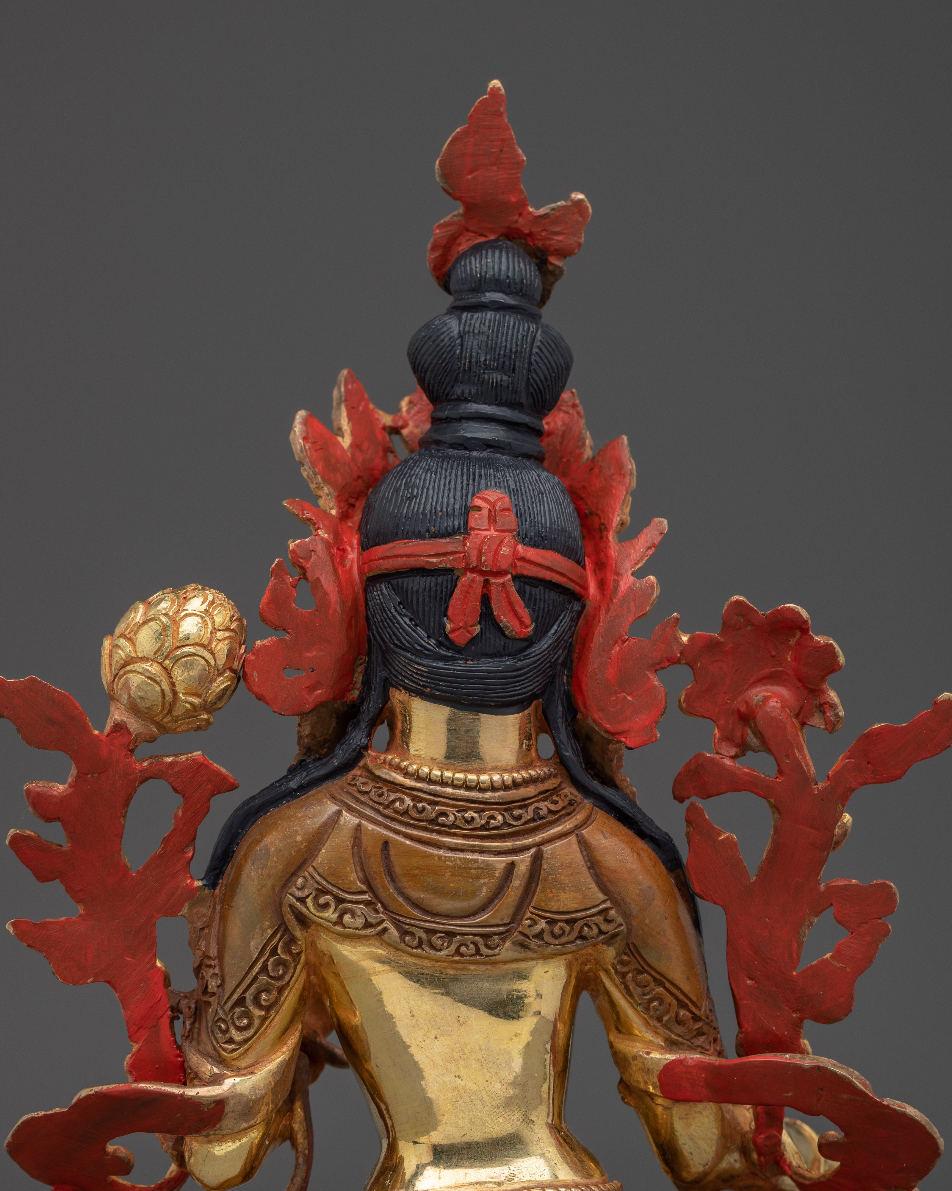 Handmade Religious Art of Green Tara | Goddess of Compassion