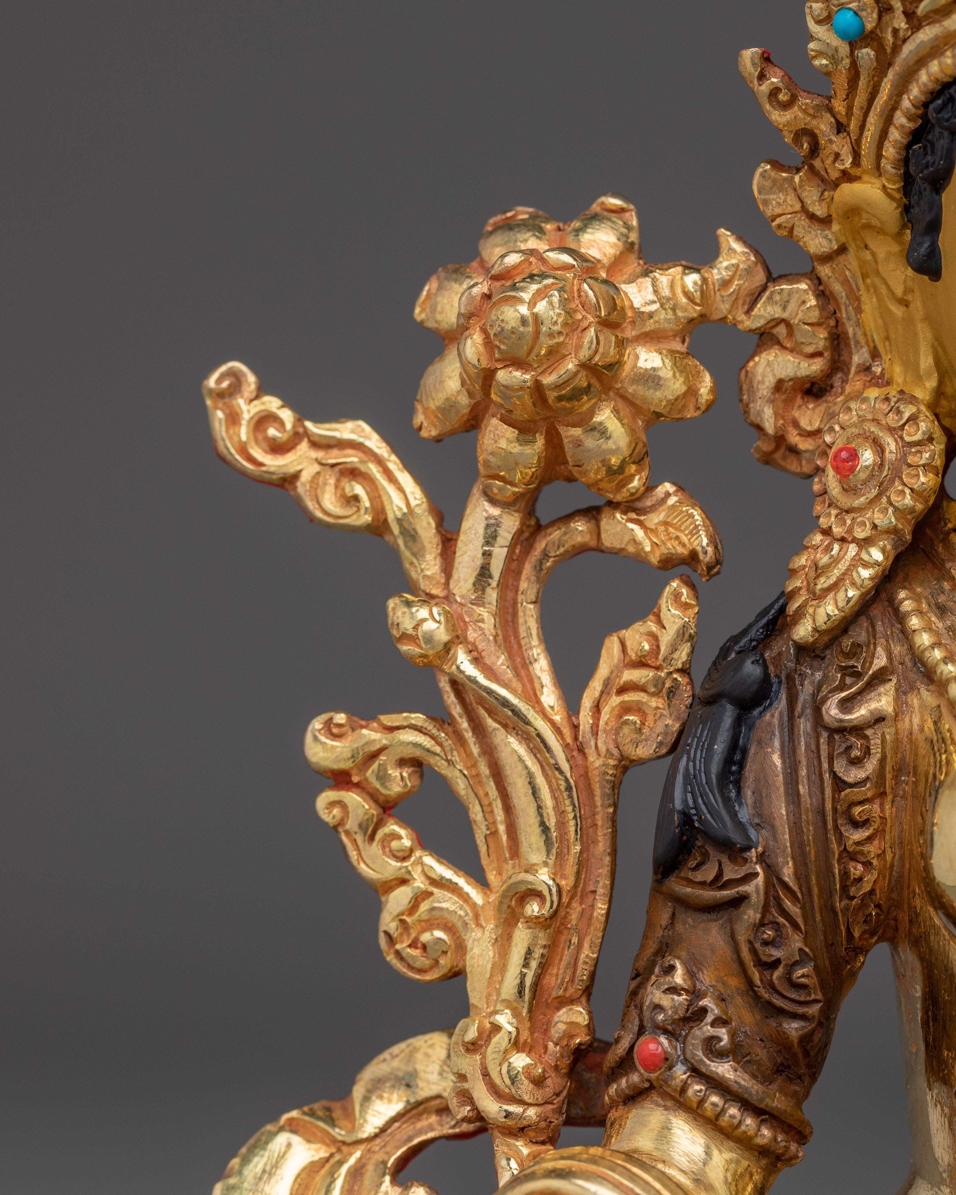 Handmade Religious Art of Green Tara | Goddess of Compassion