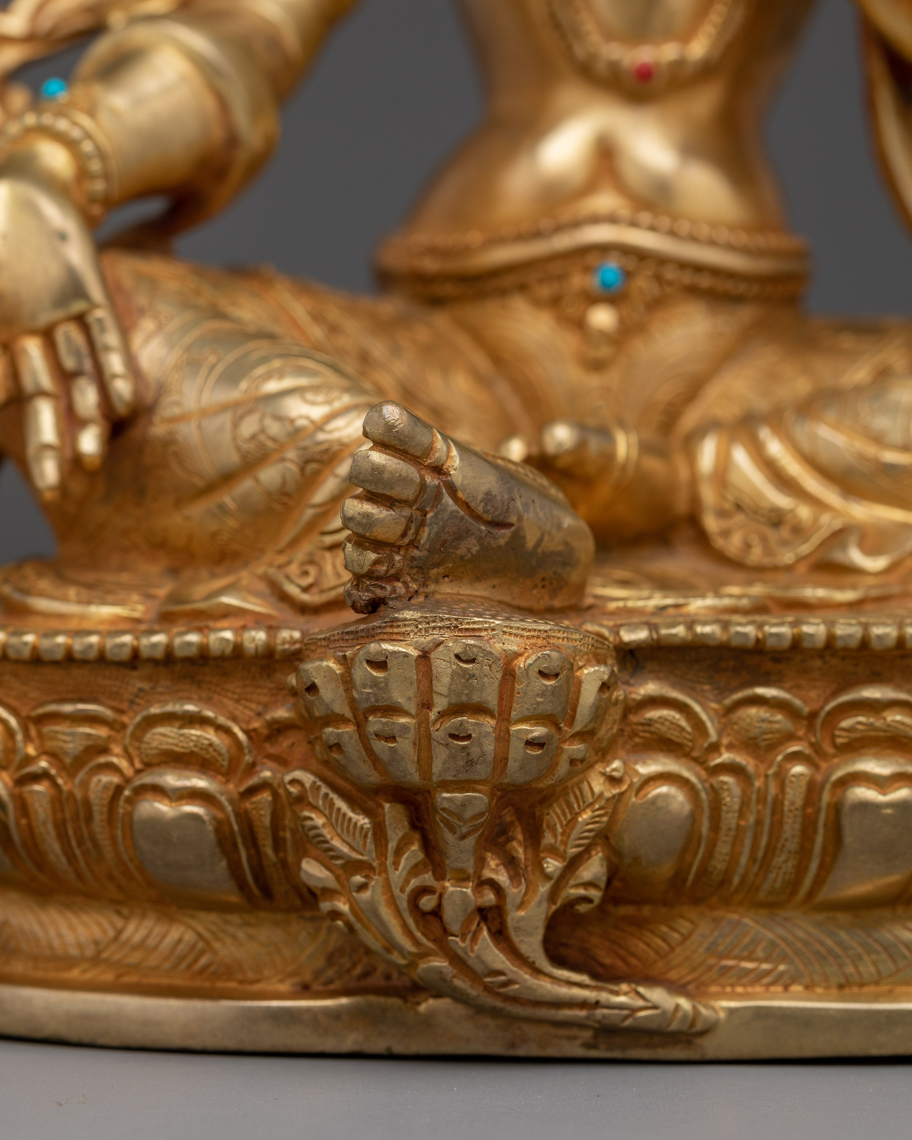 Handmade Buddhist Art of Green Tara | Goddess of Compassion