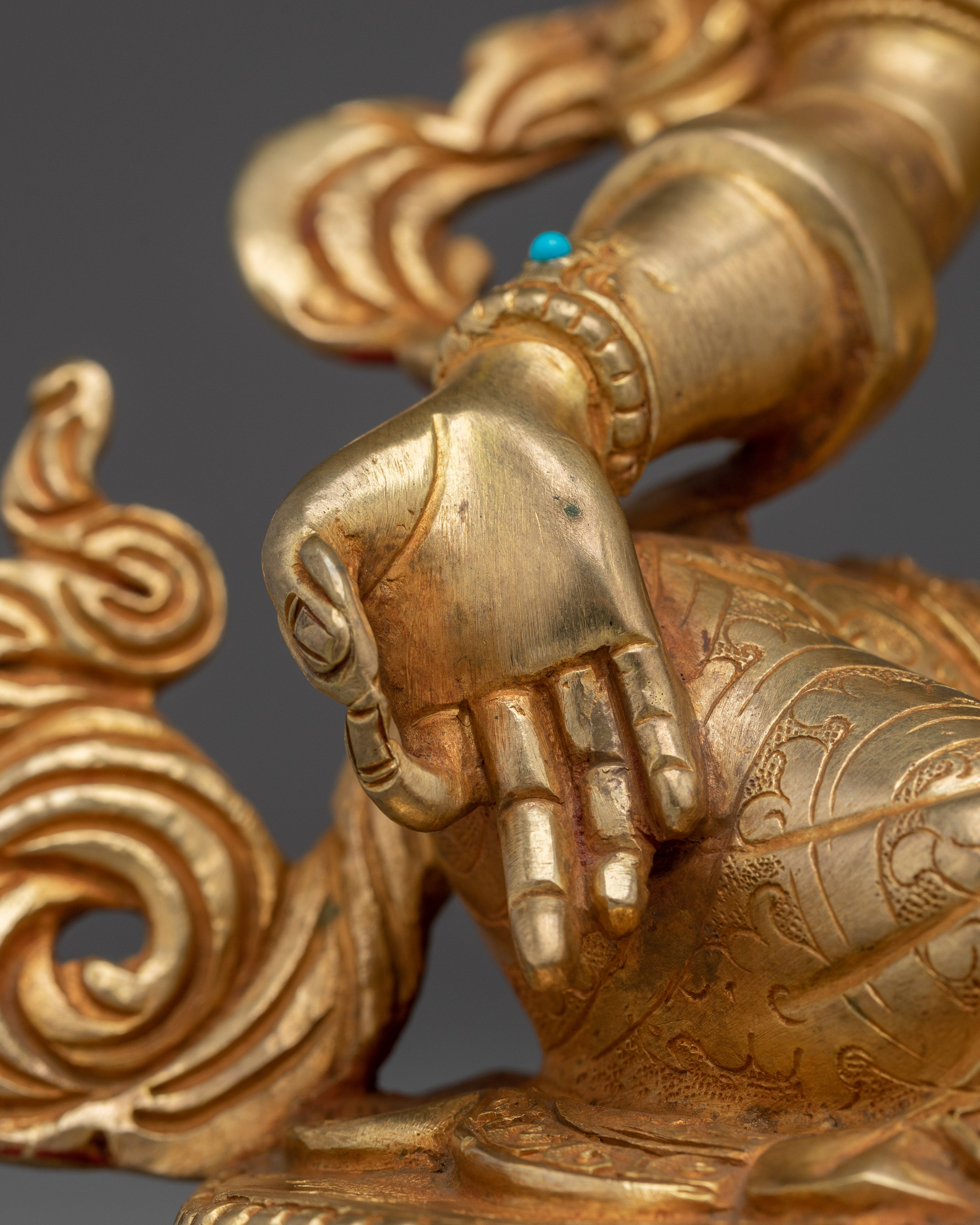 Handmade Buddhist Art of Green Tara | Goddess of Compassion