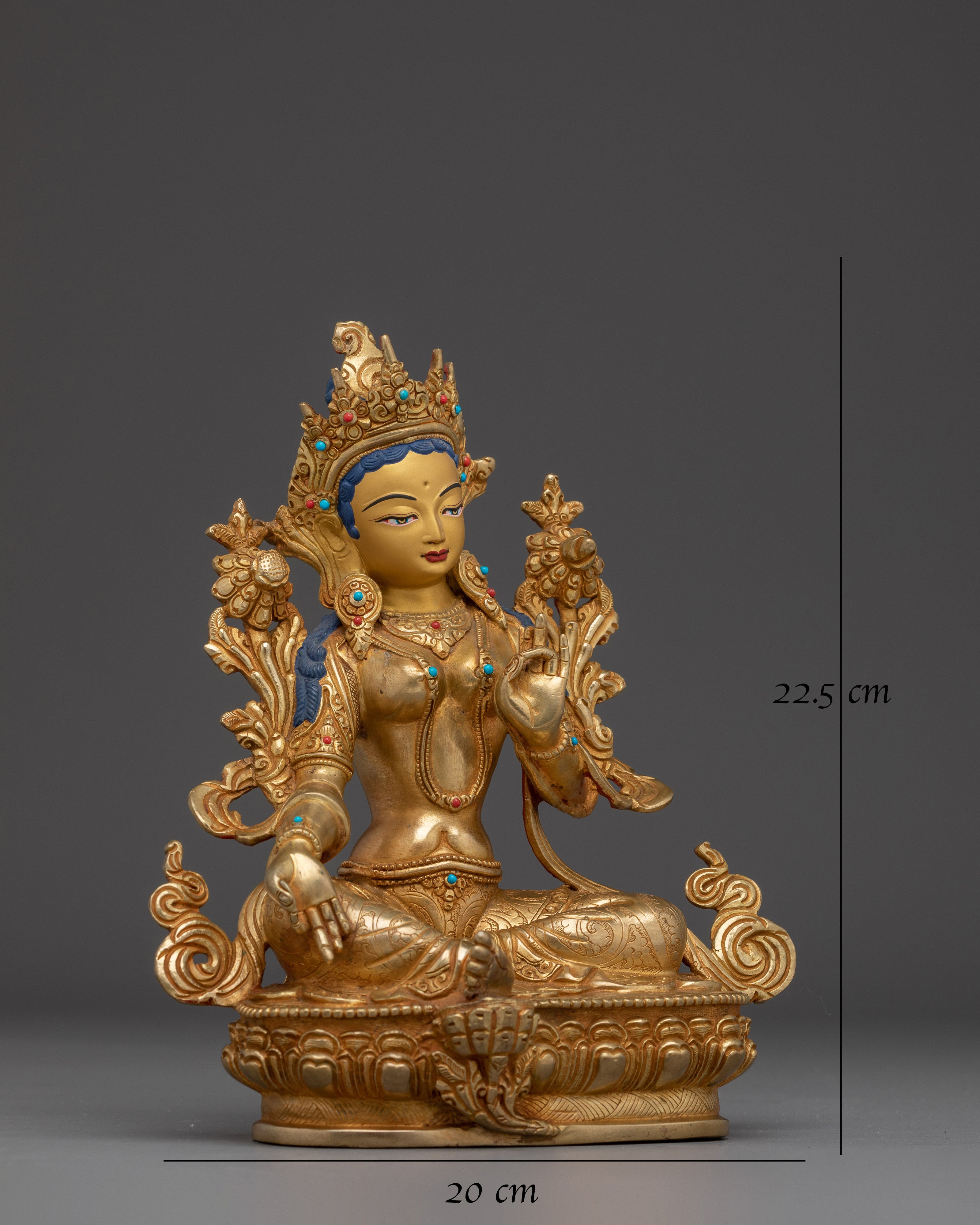 handmade-buddhist-art-of-green-tara