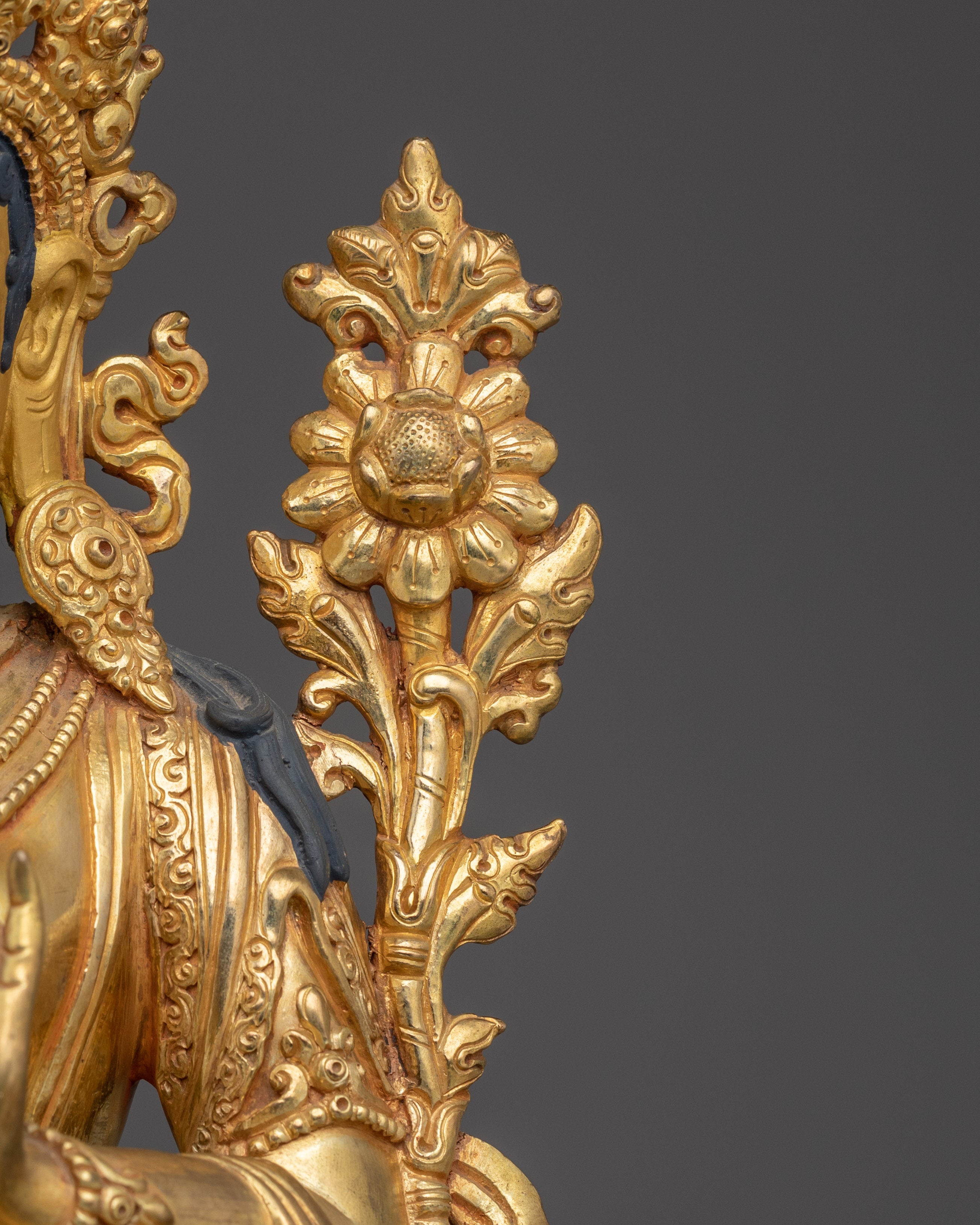 White Tara Altar Statue for Longevity | Buddhist Art for Altar & Meditation