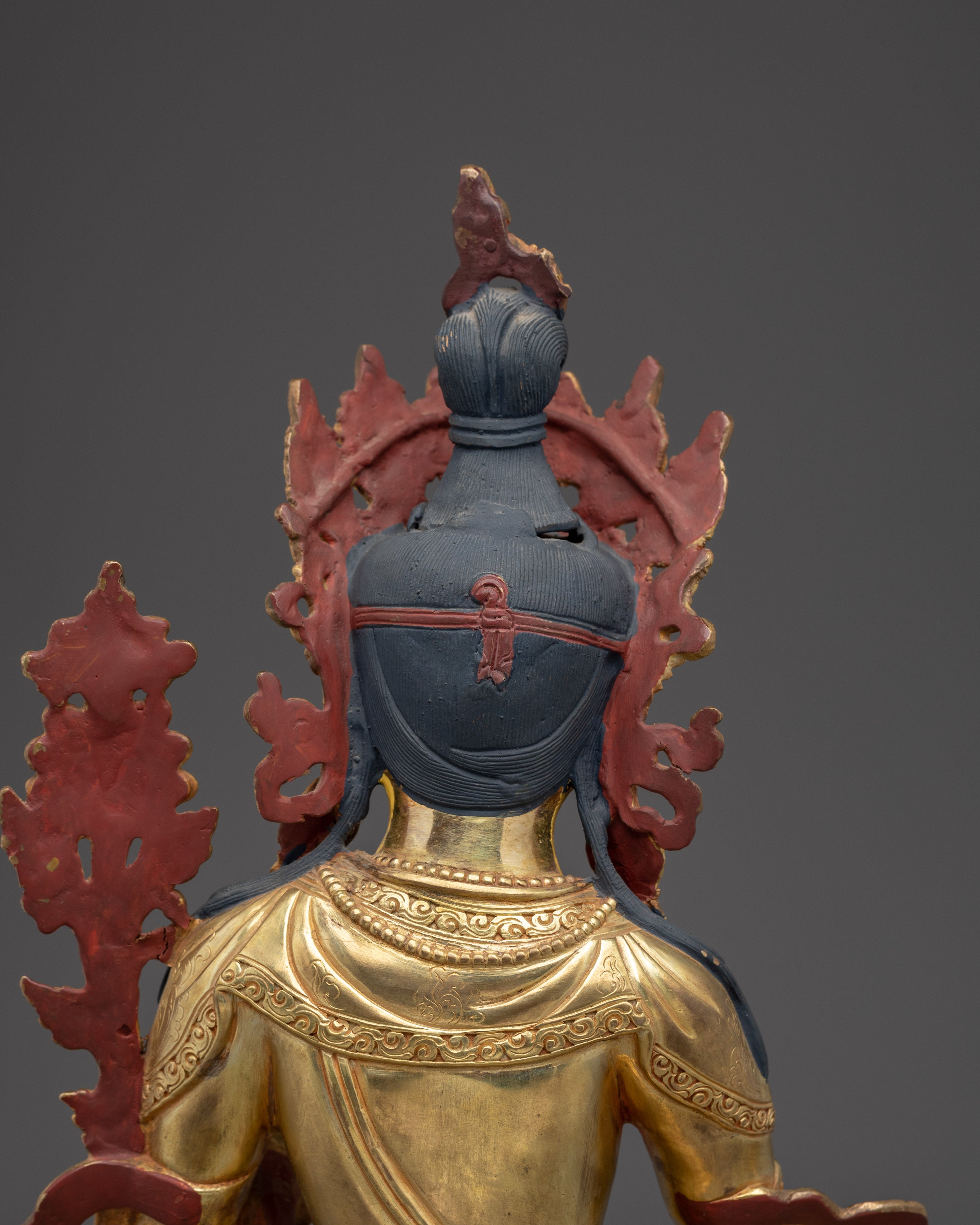 White Tara Altar Statue for Longevity | Buddhist Art for Altar & Meditation