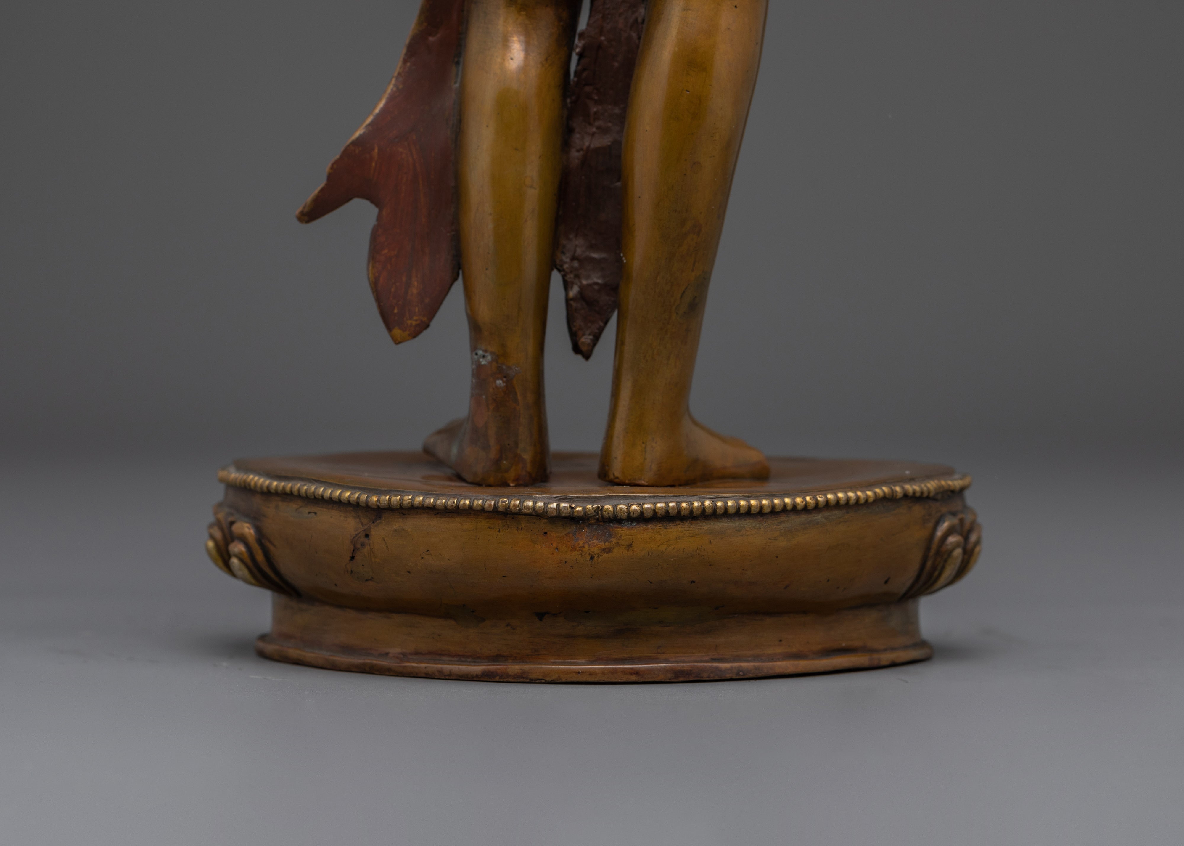 Handmade Standing Chenrezig Sculpture | Bodhisattva of Compassion