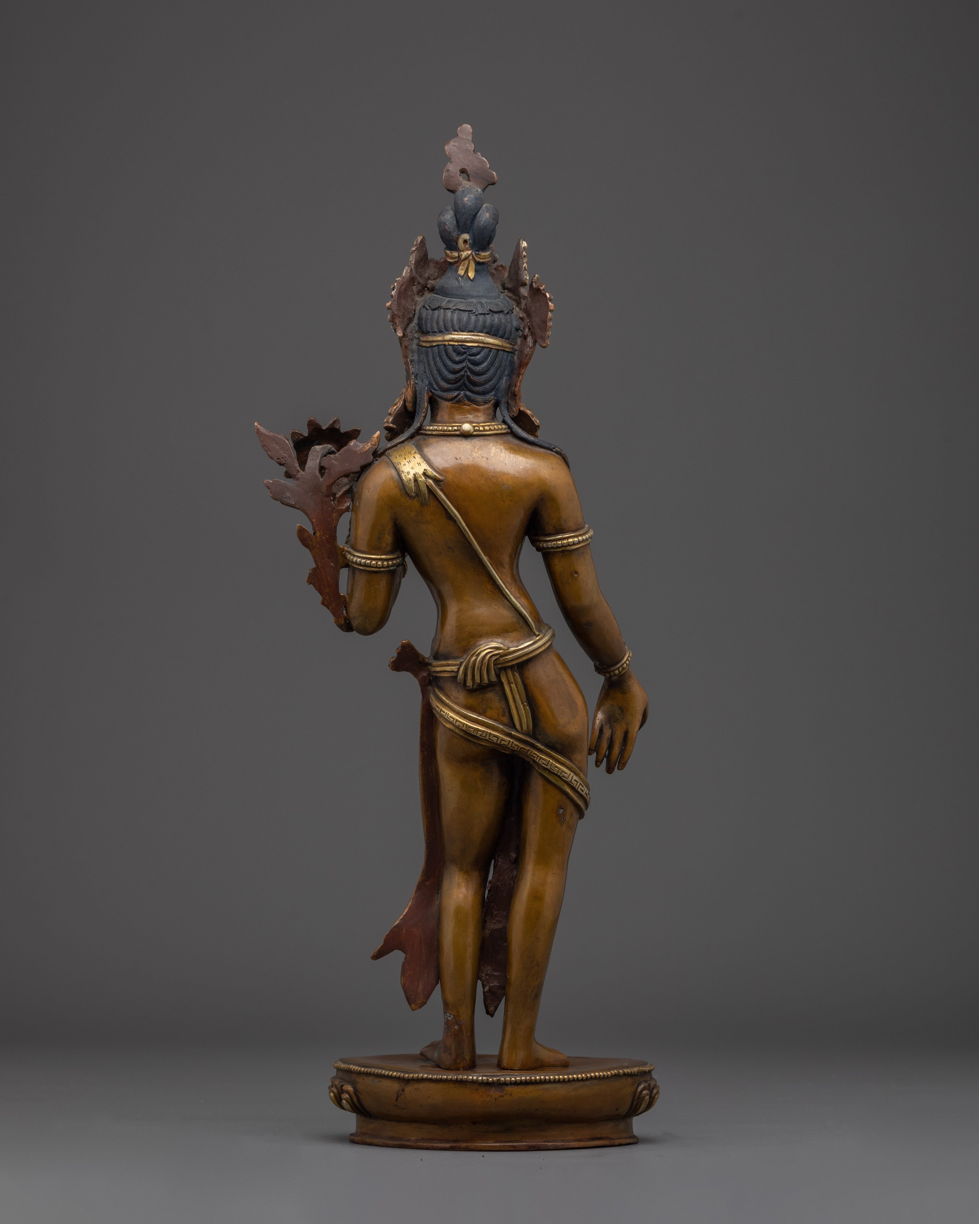 Handmade Standing Chenrezig Sculpture | Bodhisattva of Compassion