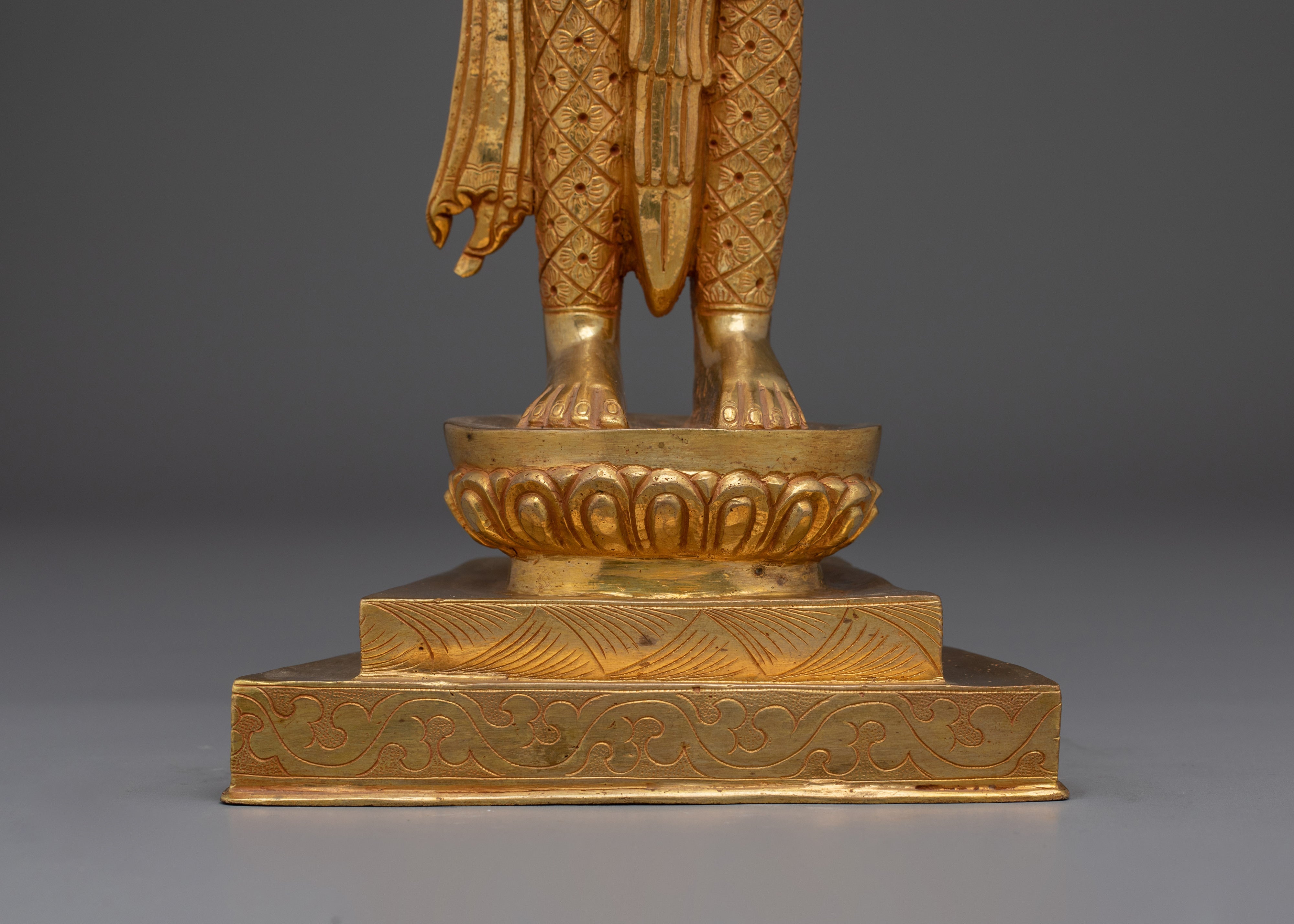 Himalayan Standing Chenrezig Statue | Avalokiteshvara Sculpture