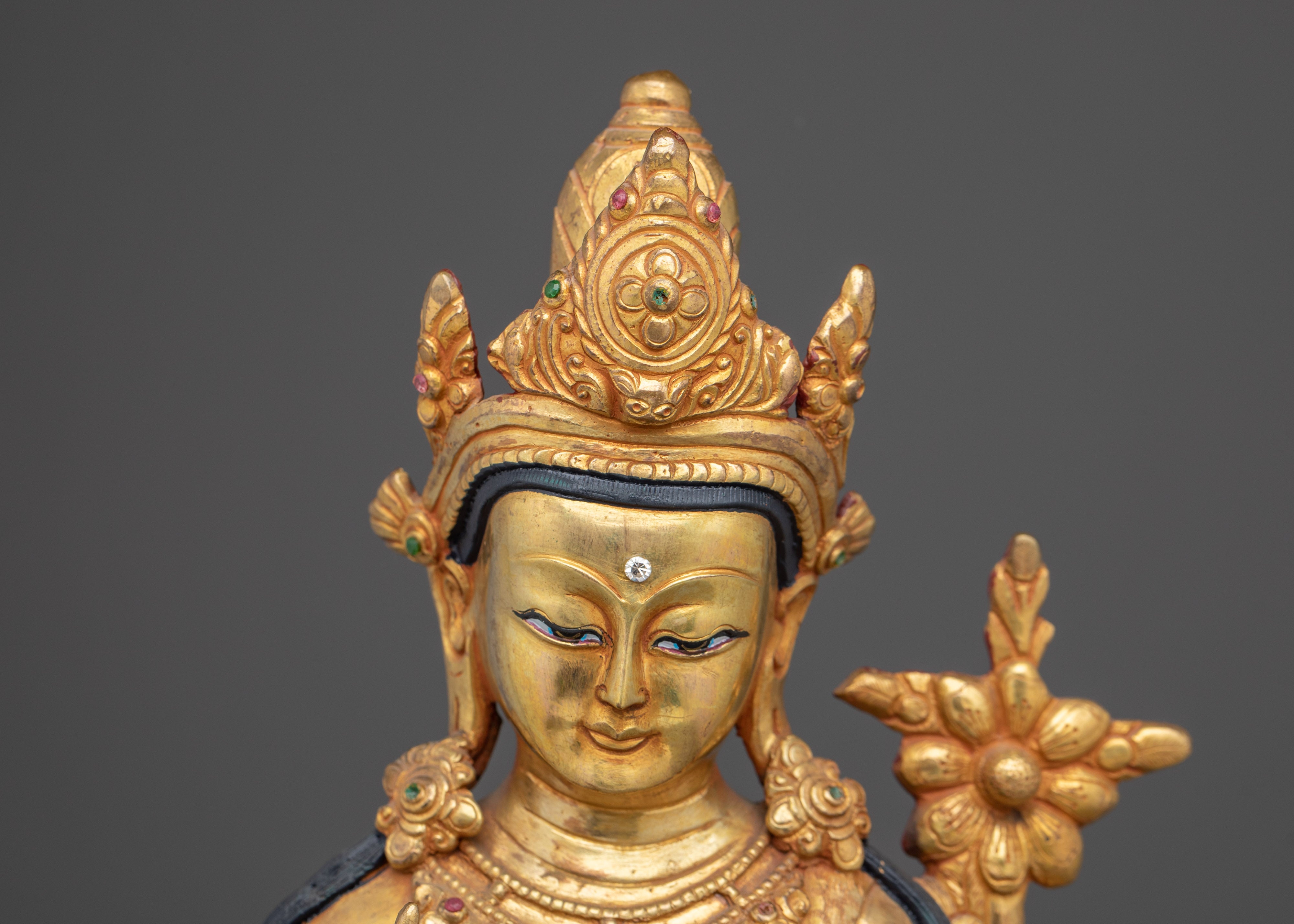 Himalayan Standing Chenrezig Statue | Avalokiteshvara Sculpture