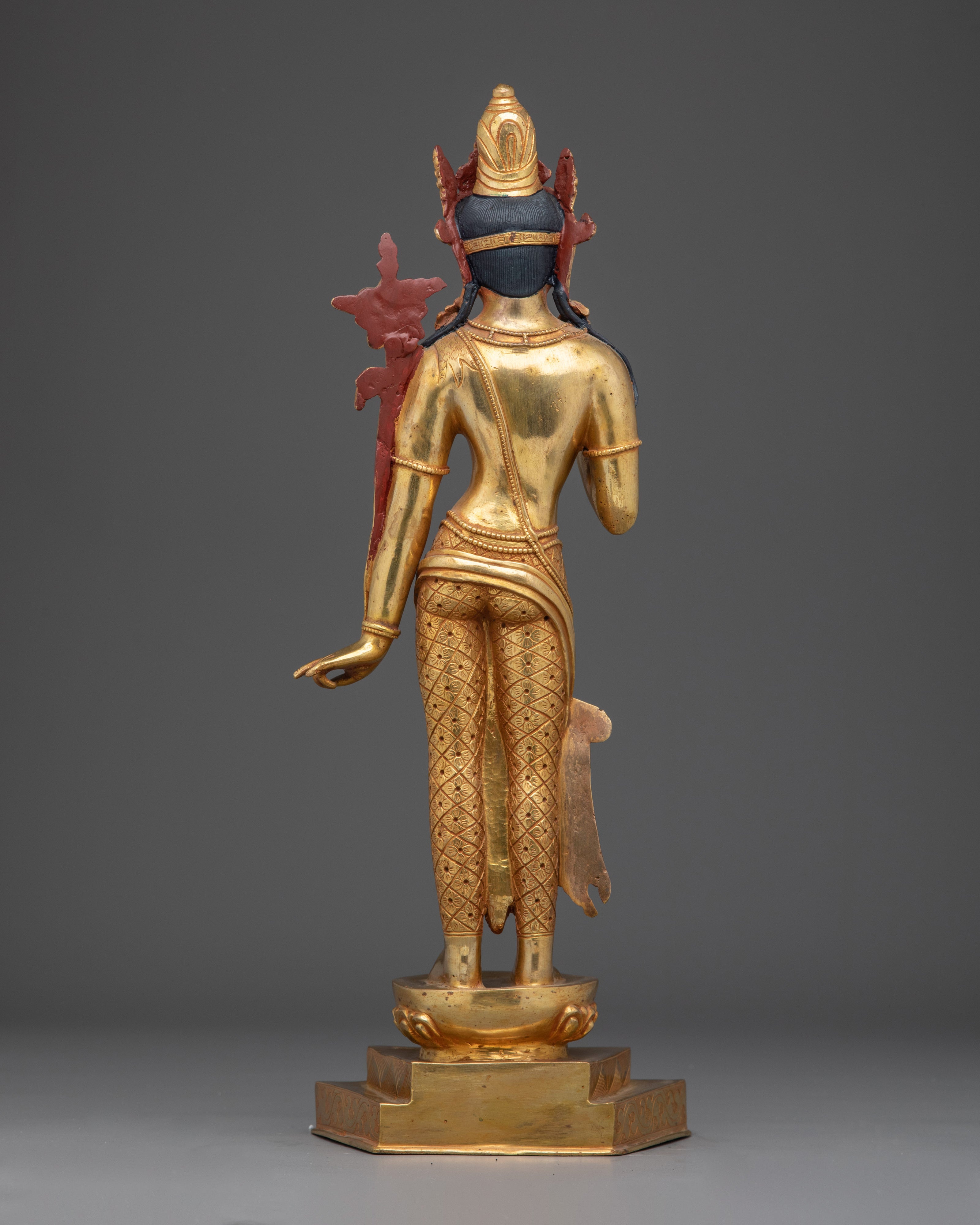 Himalayan Standing Chenrezig Statue | Avalokiteshvara Sculpture