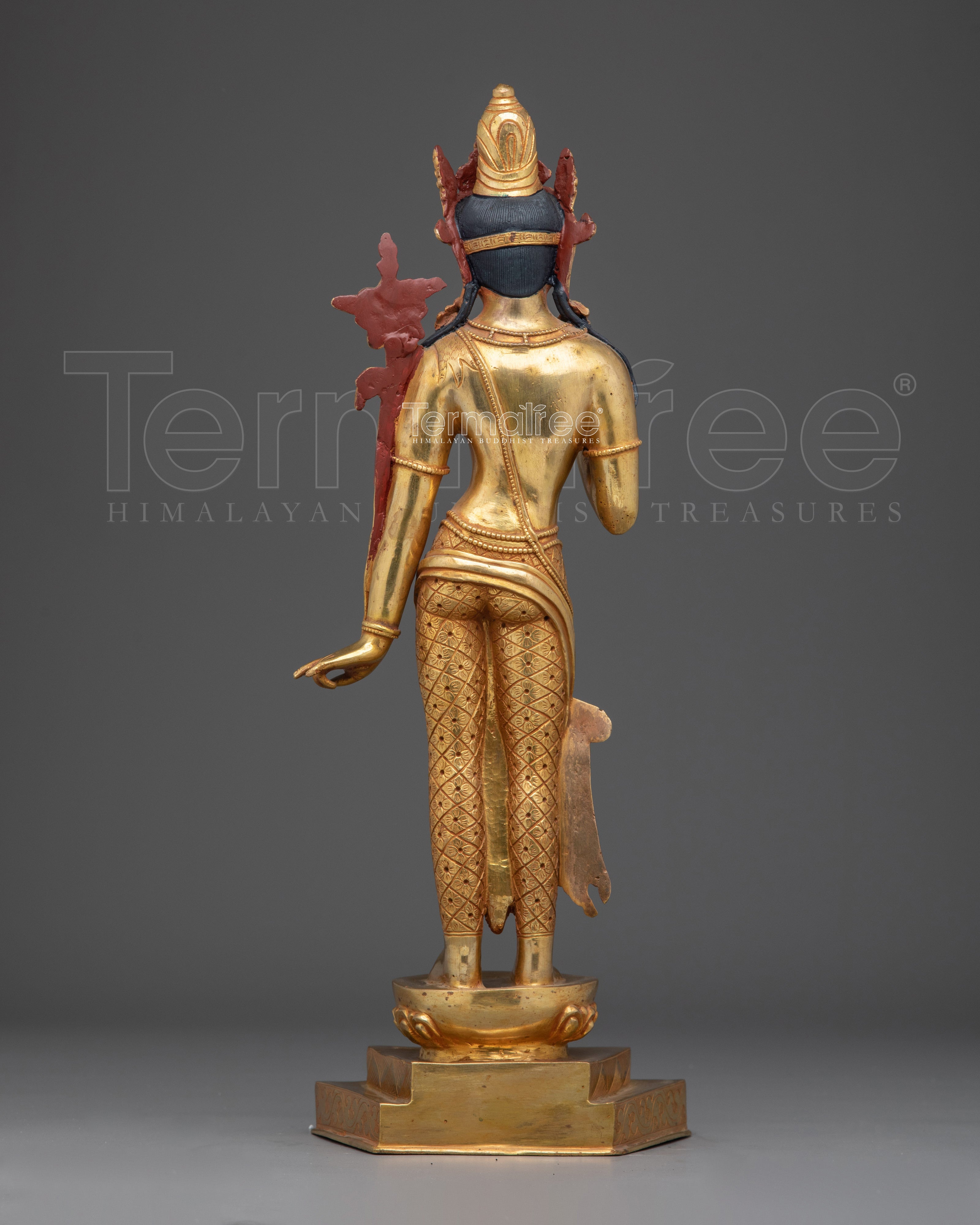 Himalayan Standing Chenrezig Statue | Avalokiteshvara Sculpture