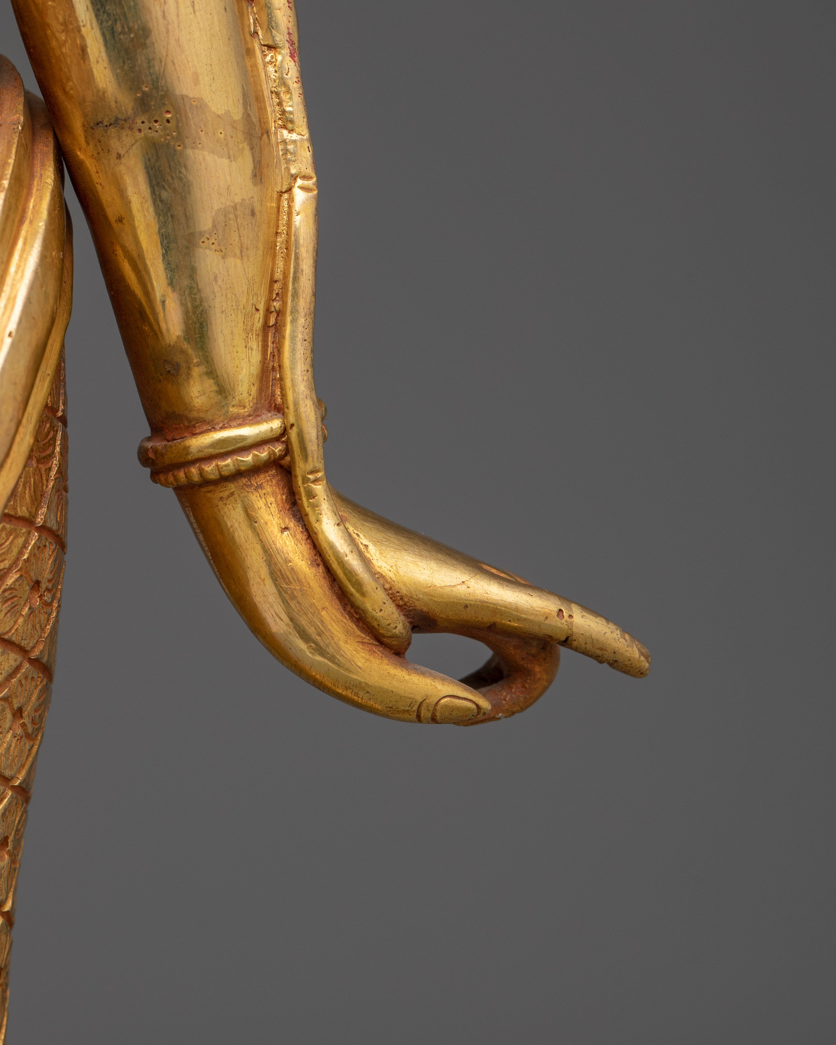 Himalayan Standing Chenrezig Statue | Avalokiteshvara Sculpture