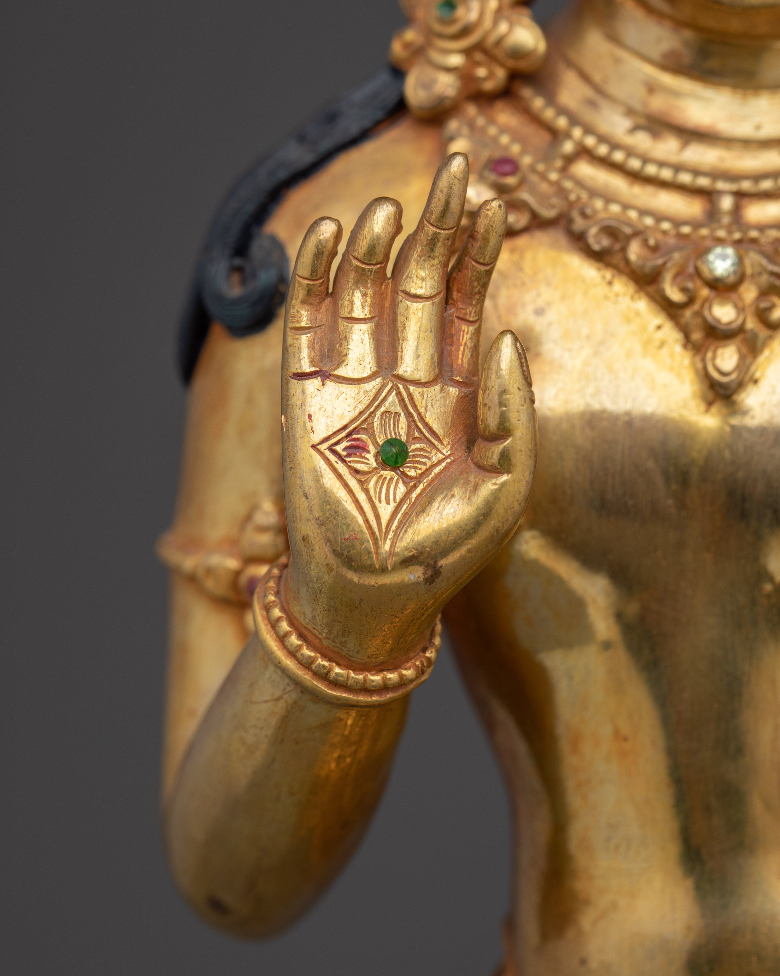 Himalayan Standing Chenrezig Statue | Avalokiteshvara Sculpture