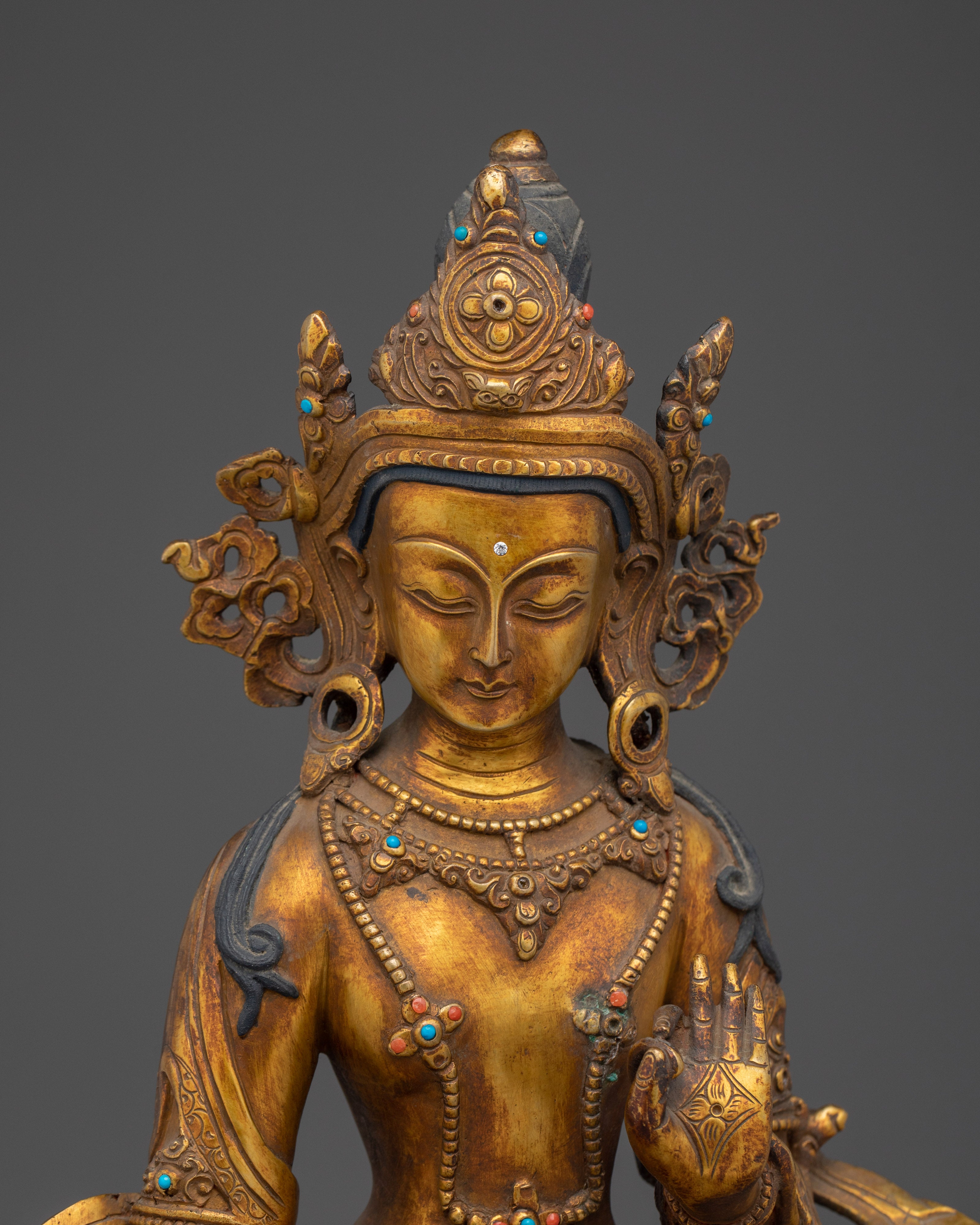 Lokeshwor Statue with Antique Finish