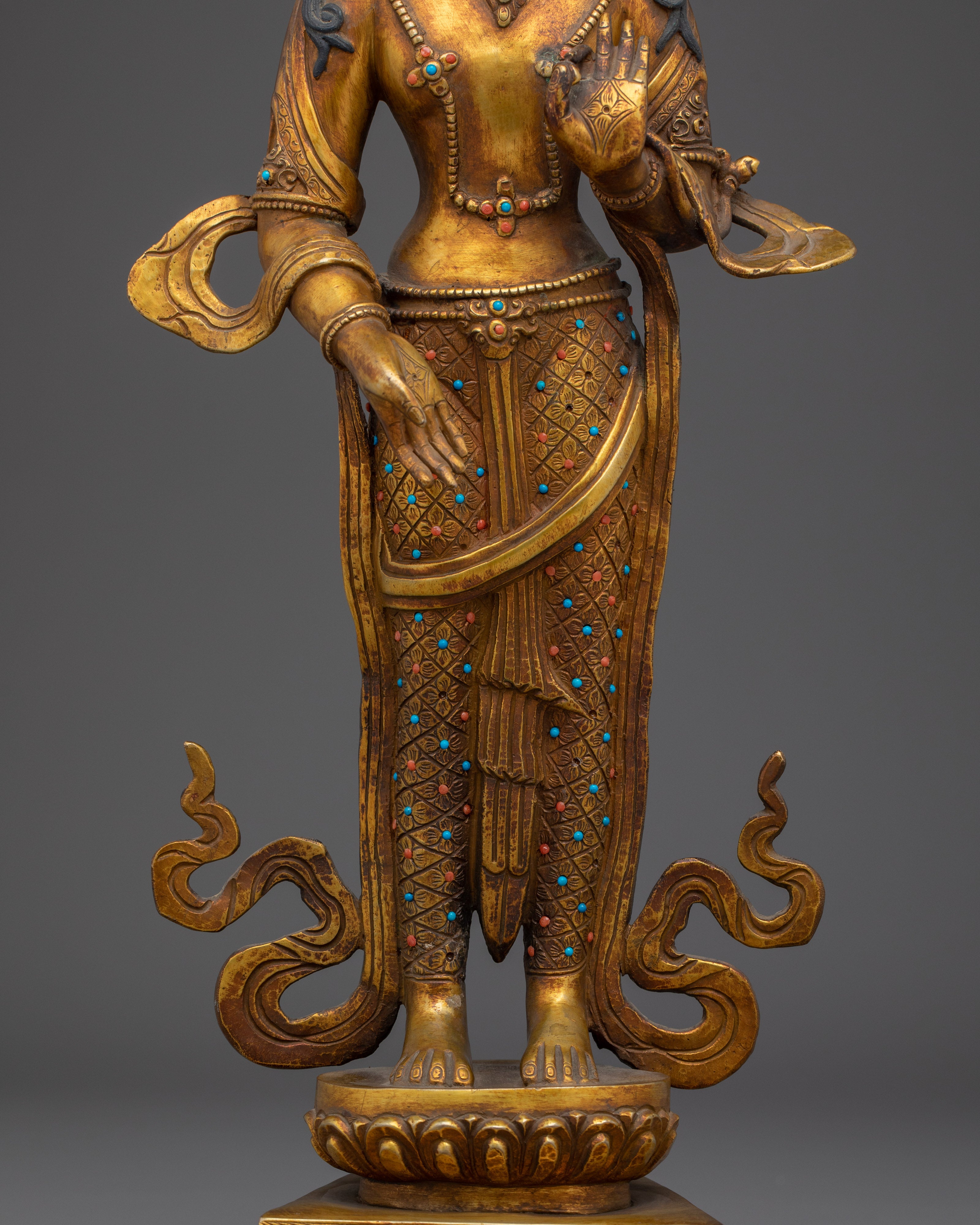 Lokeshwor Statue with Antique Finish