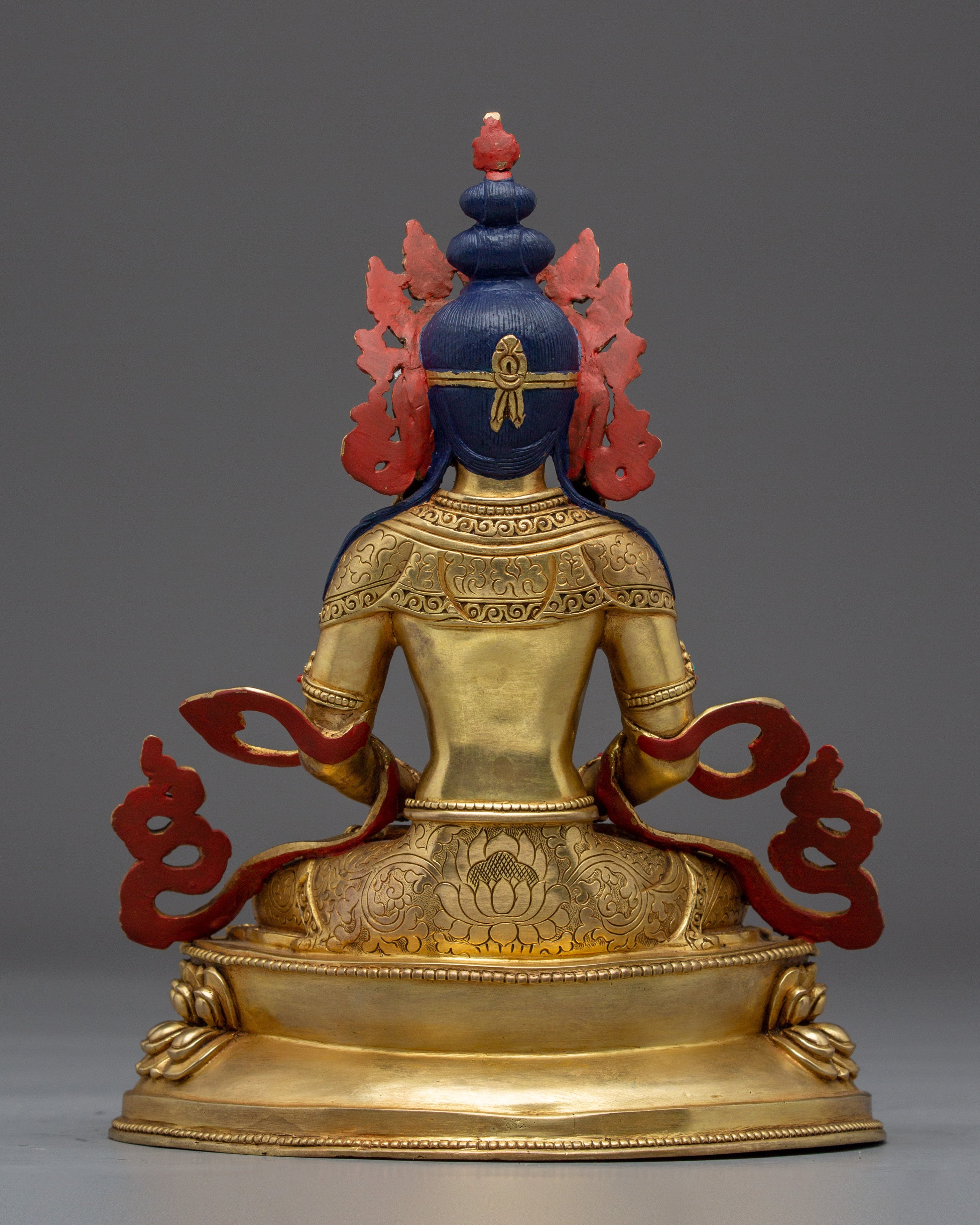Handcrafted Long Life Deity Amitayus | Healing Statue
