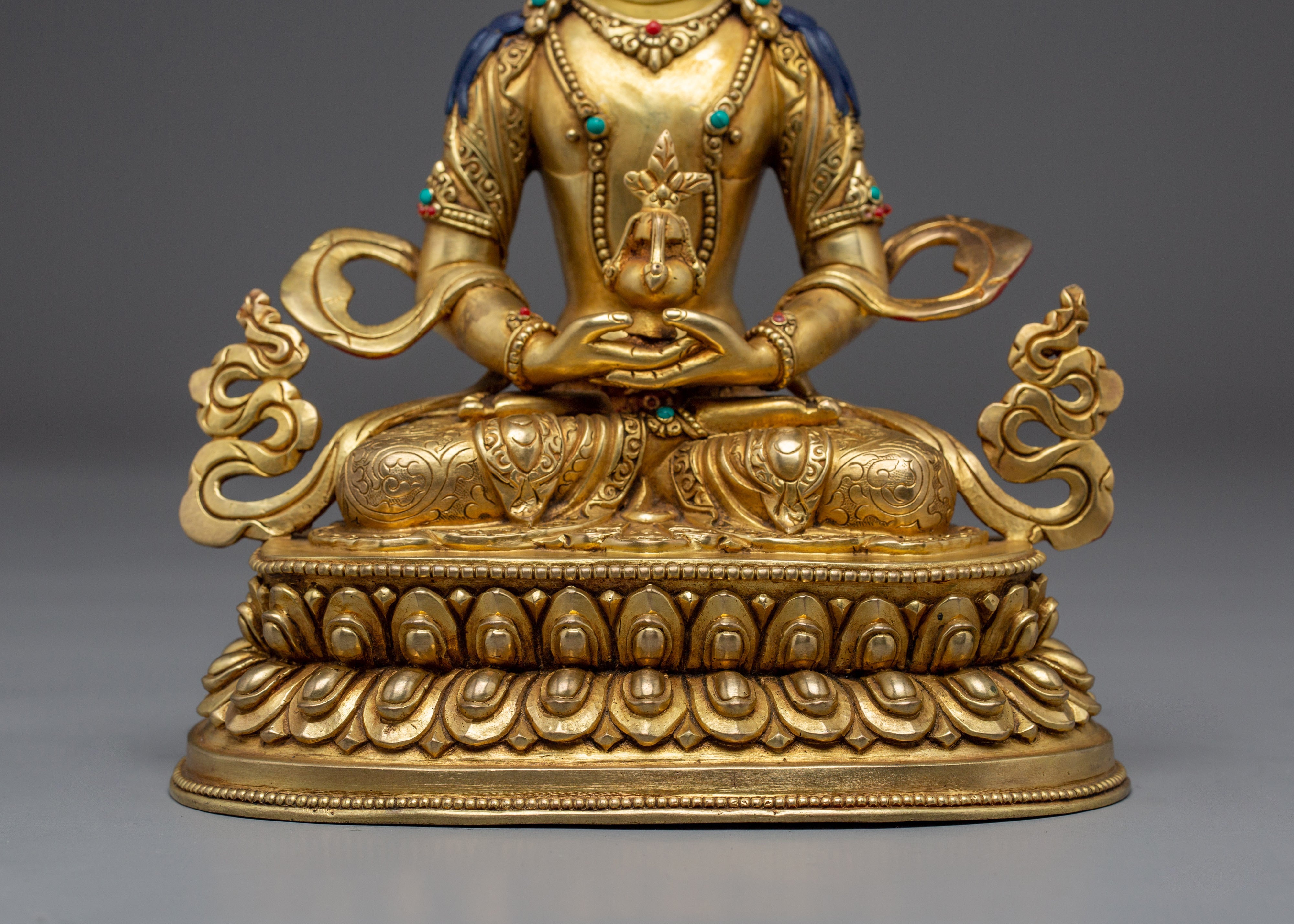Handcrafted Long Life Deity Amitayus | Healing Statue