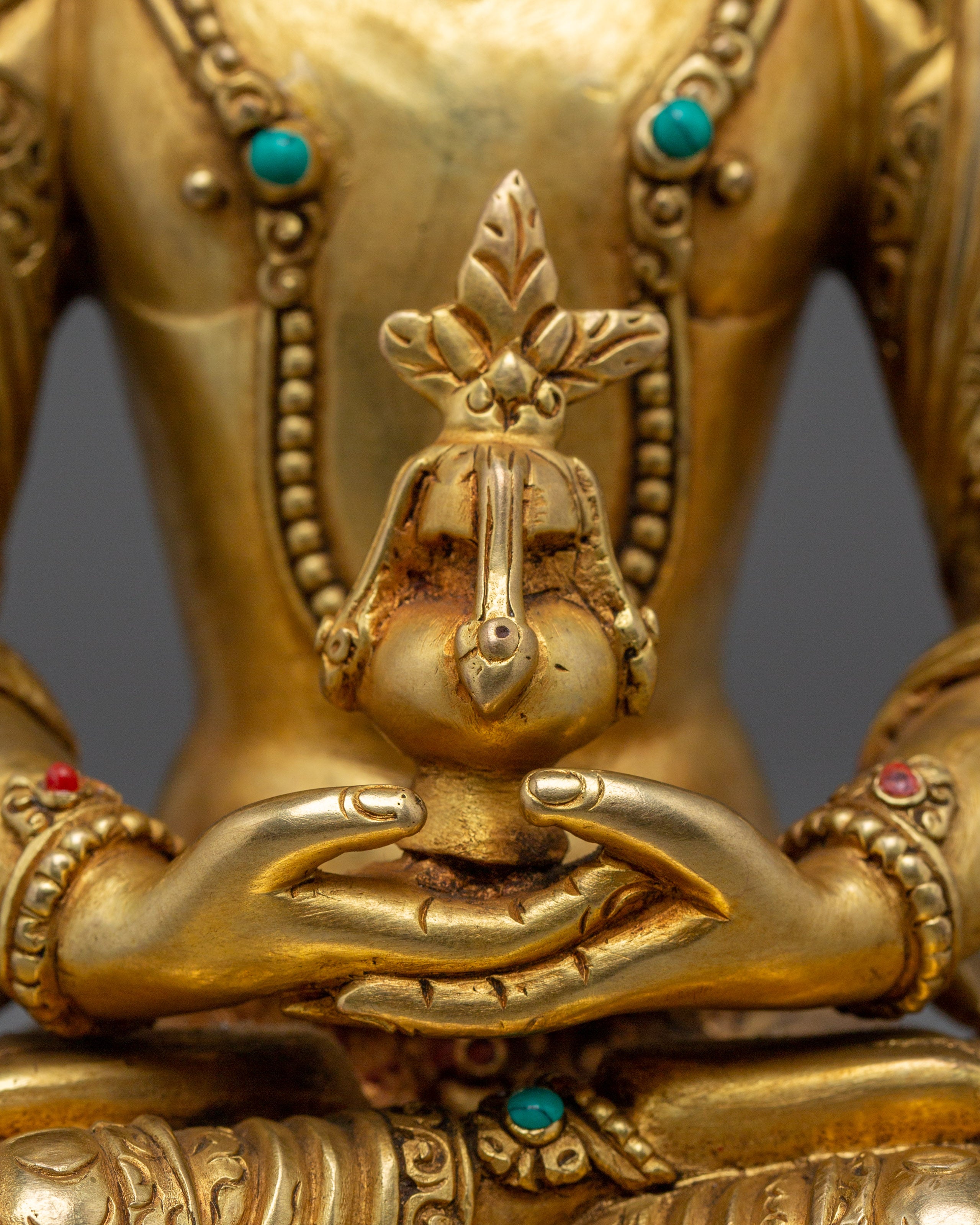 Handcrafted Long Life Deity Amitayus | Healing Statue