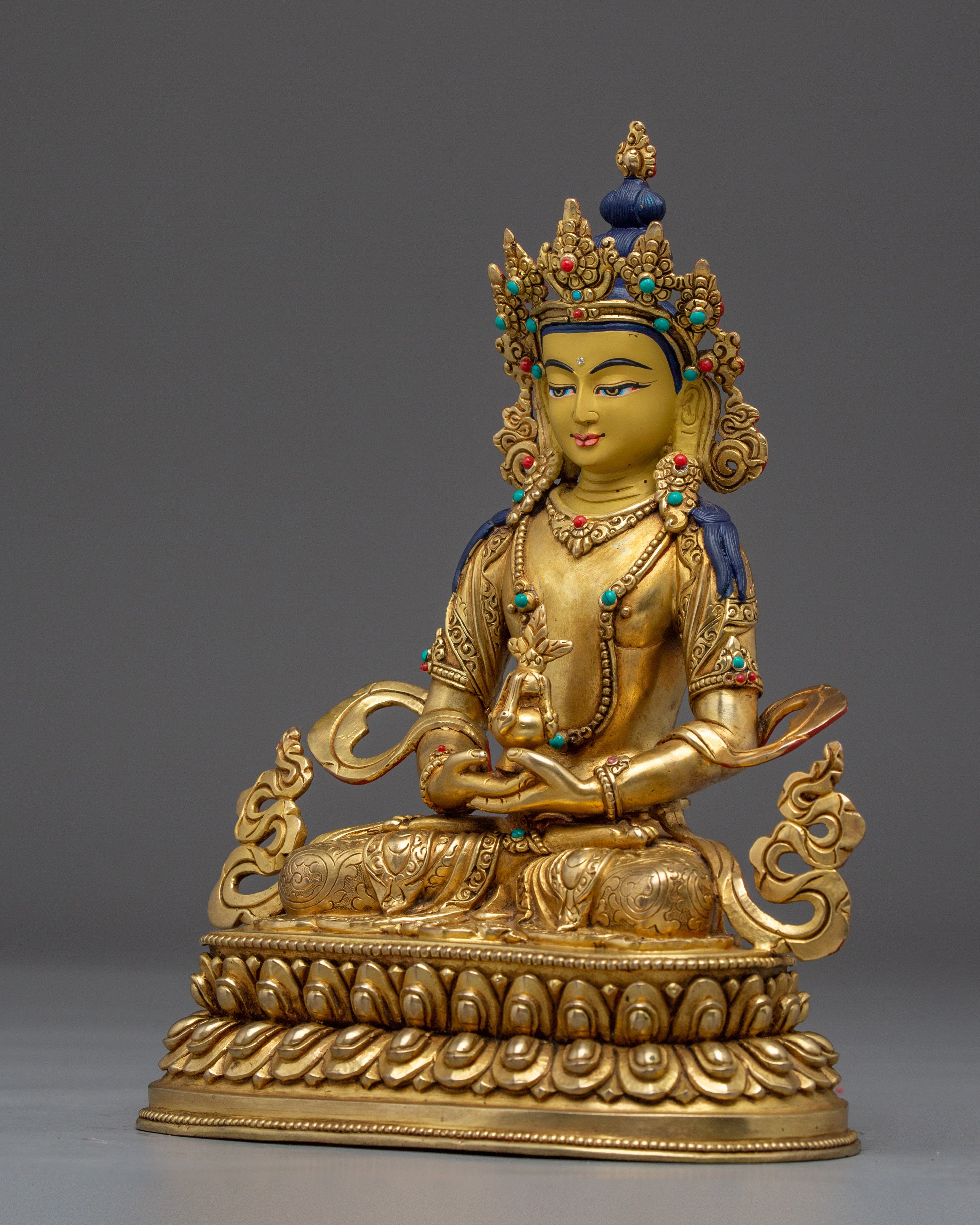 Handcrafted Long Life Deity Amitayus | Healing Statue