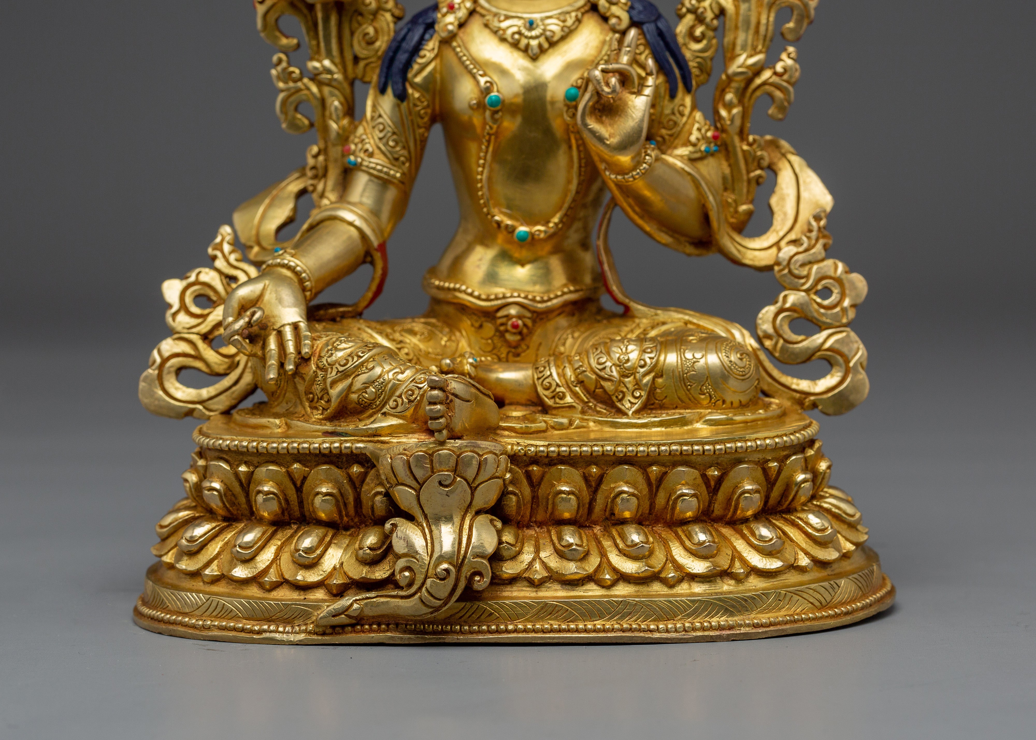 Compassionate Peaceful Green Tara Statue | Mother of Liberation