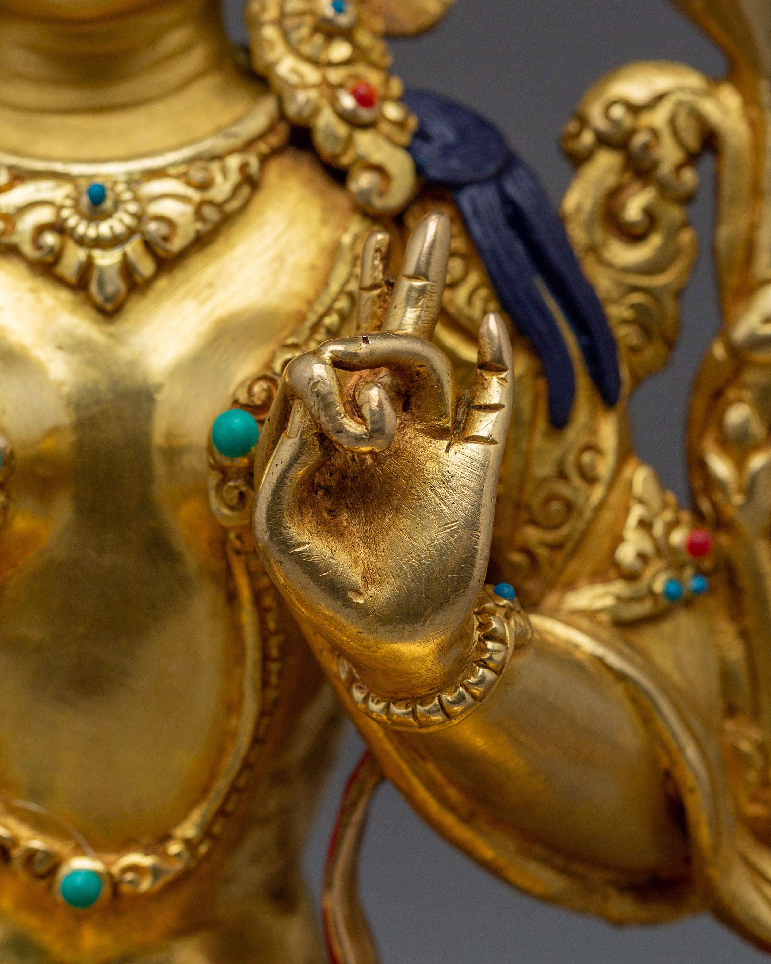 Compassionate Peaceful Green Tara Statue | Mother of Liberation