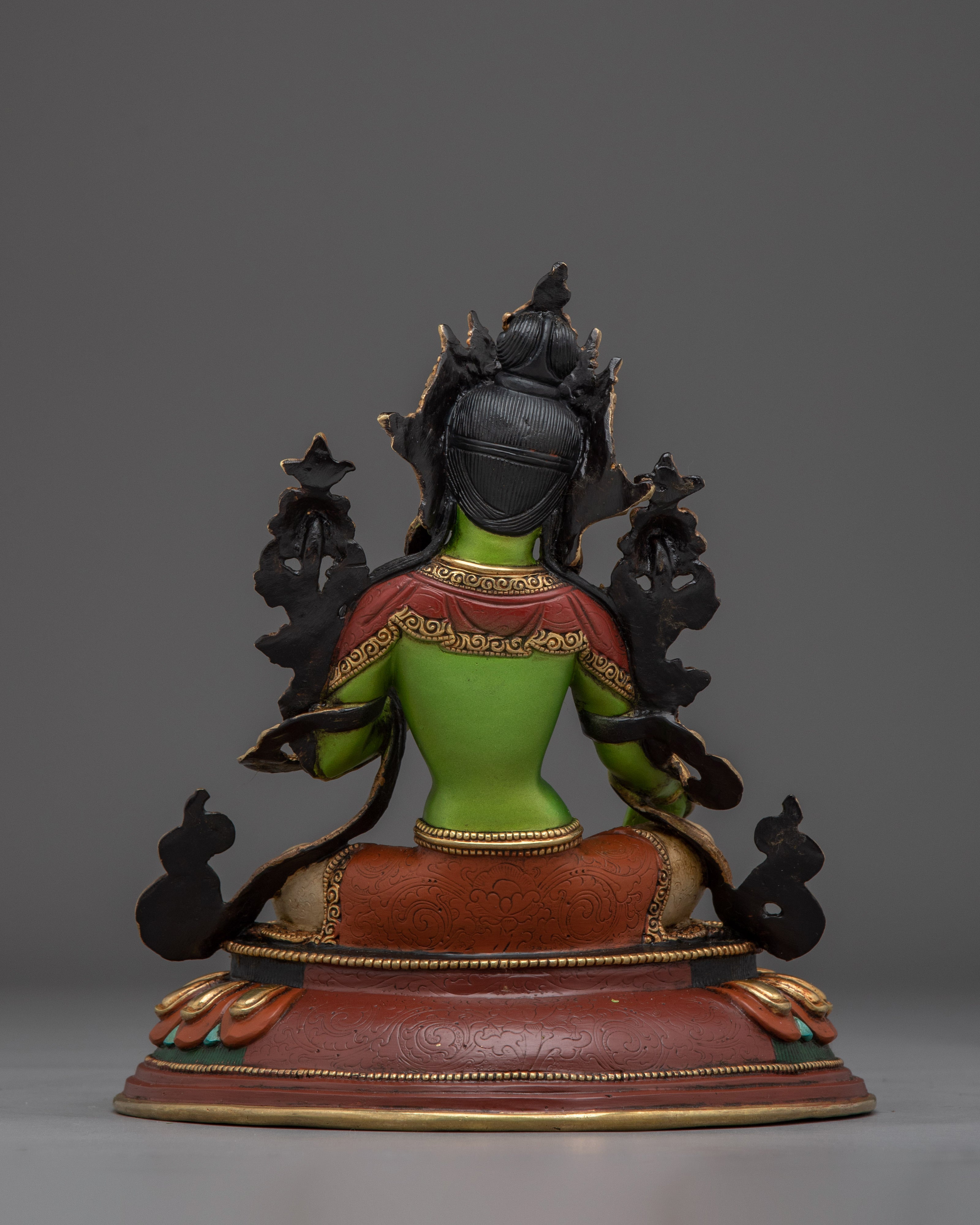 Compassionate Divine Bodhisattva Green Tara Statue | Shyama Tara