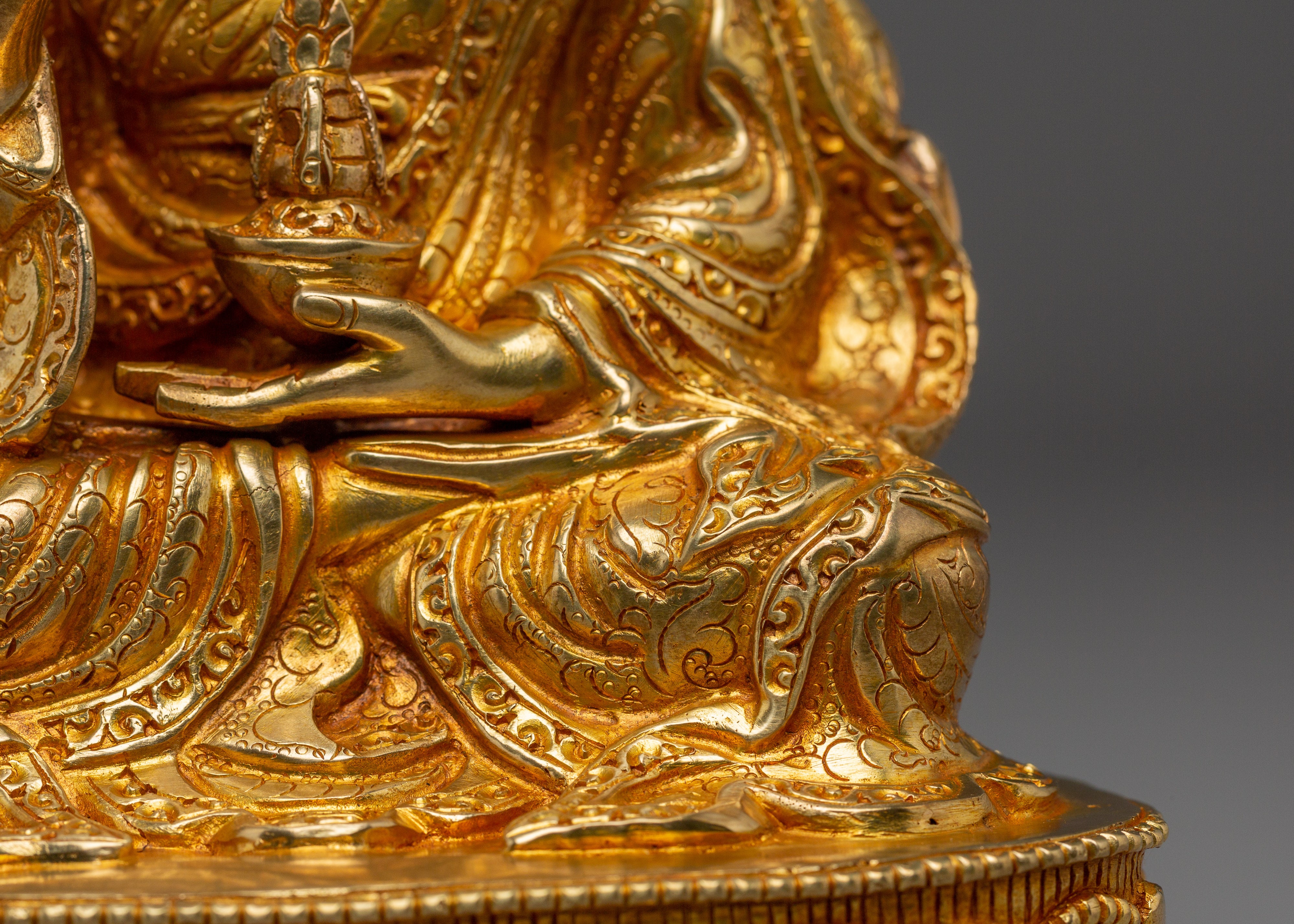 Himalayan  Guru Tsokye Dorje Handmade Statue | Manifestation of Padmasambhava