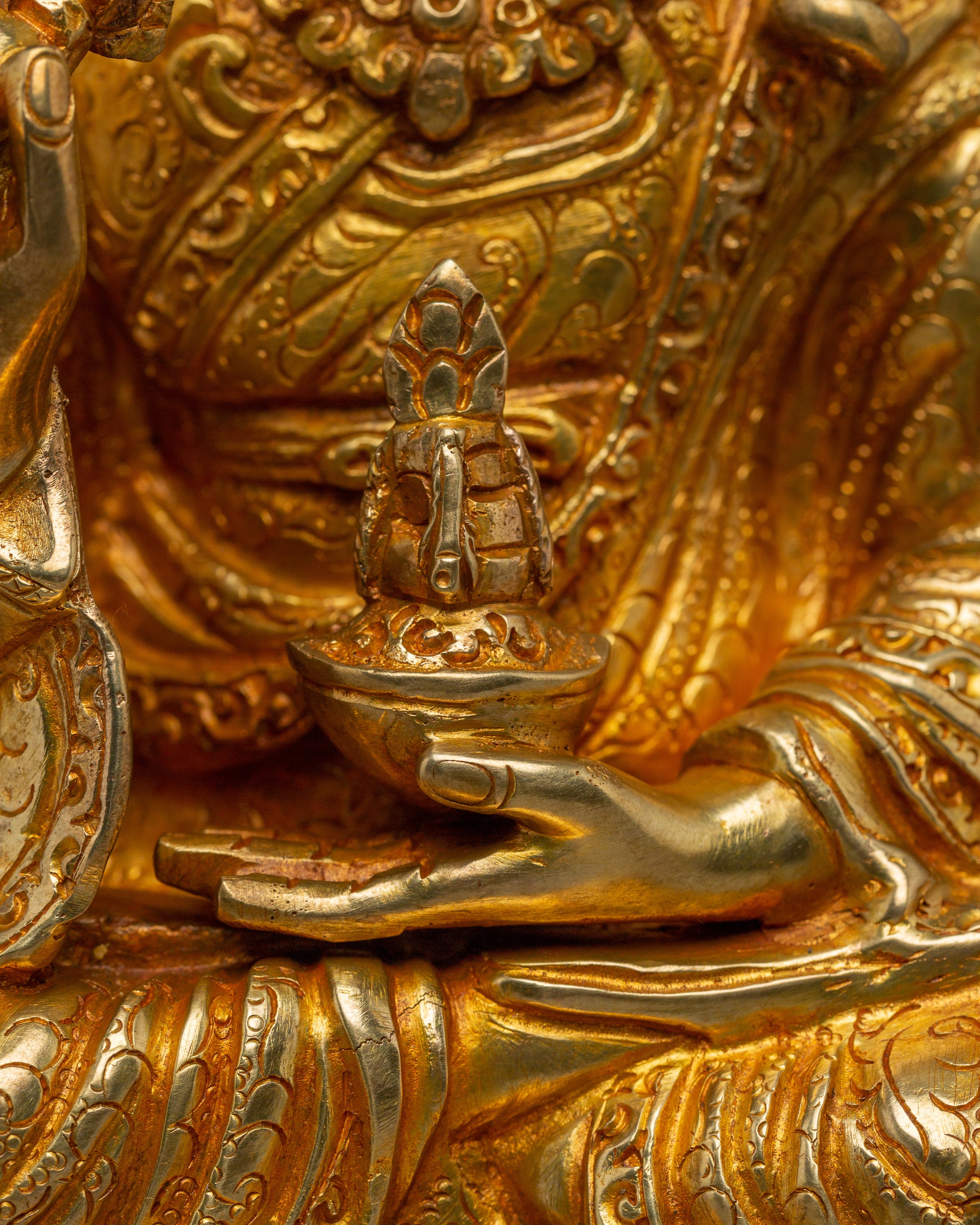 Himalayan  Guru Tsokye Dorje Handmade Statue | Manifestation of Padmasambhava