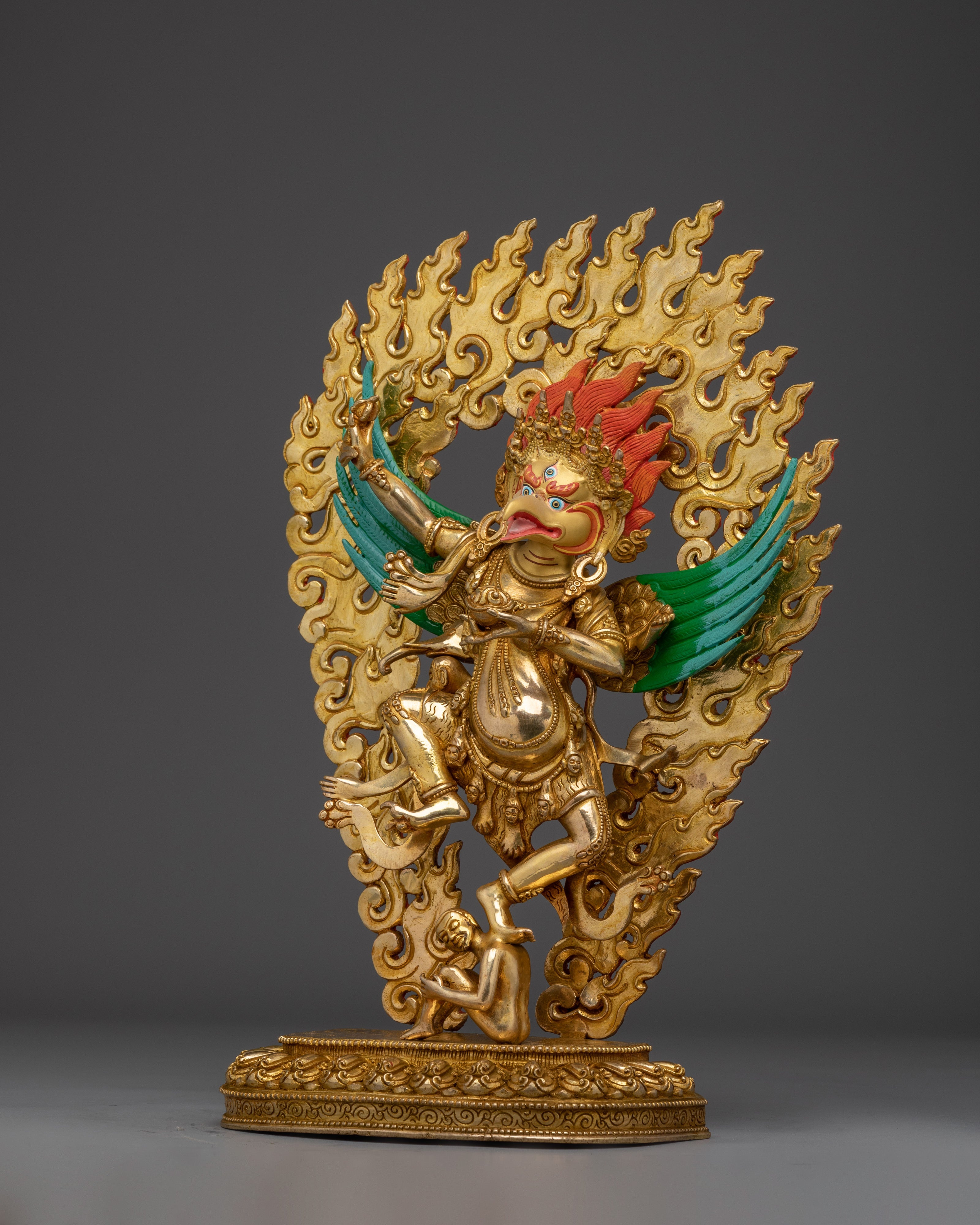 Tibetan Garuda Sculpture | Protector Deity