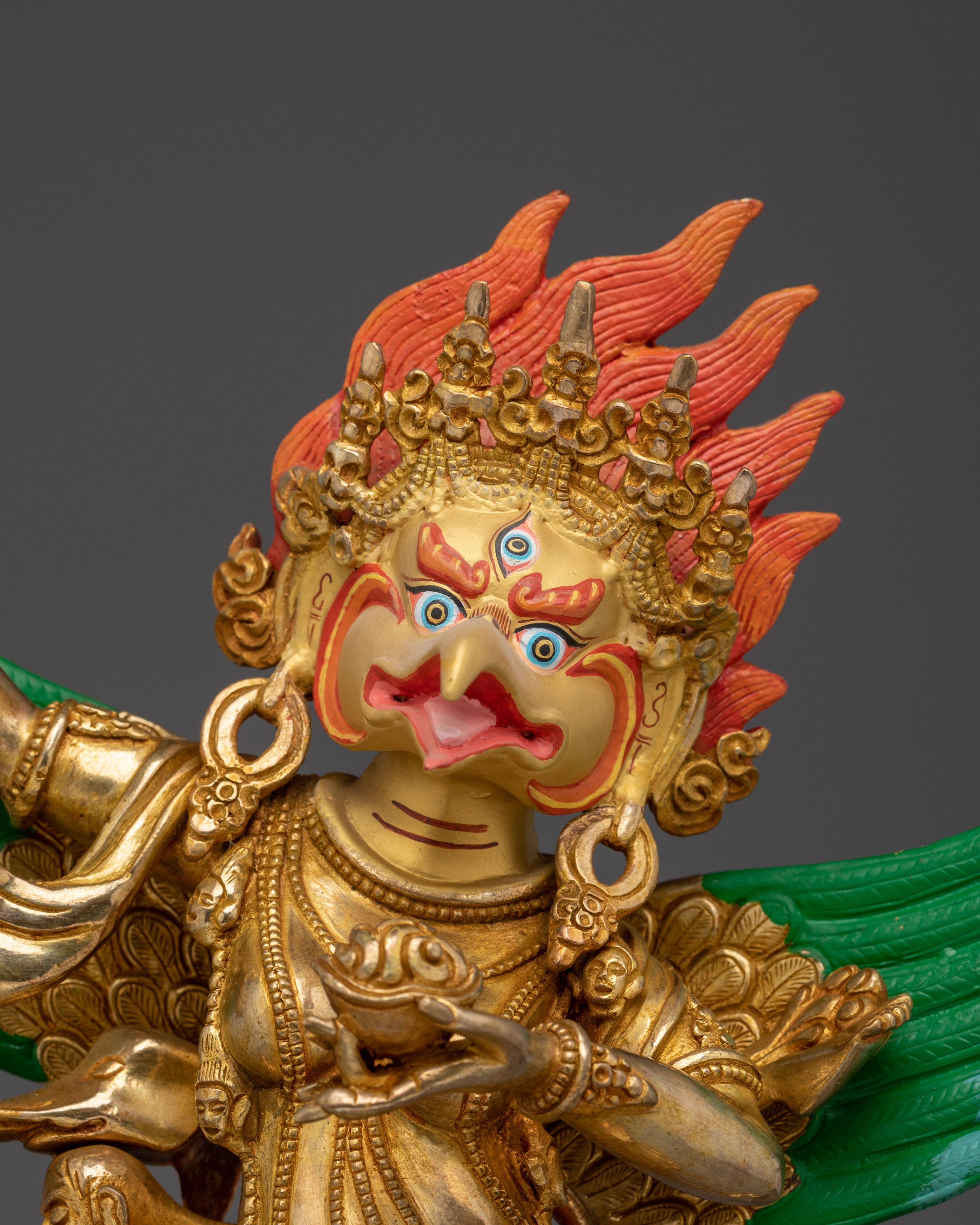 Tibetan Garuda Sculpture | Protector Deity