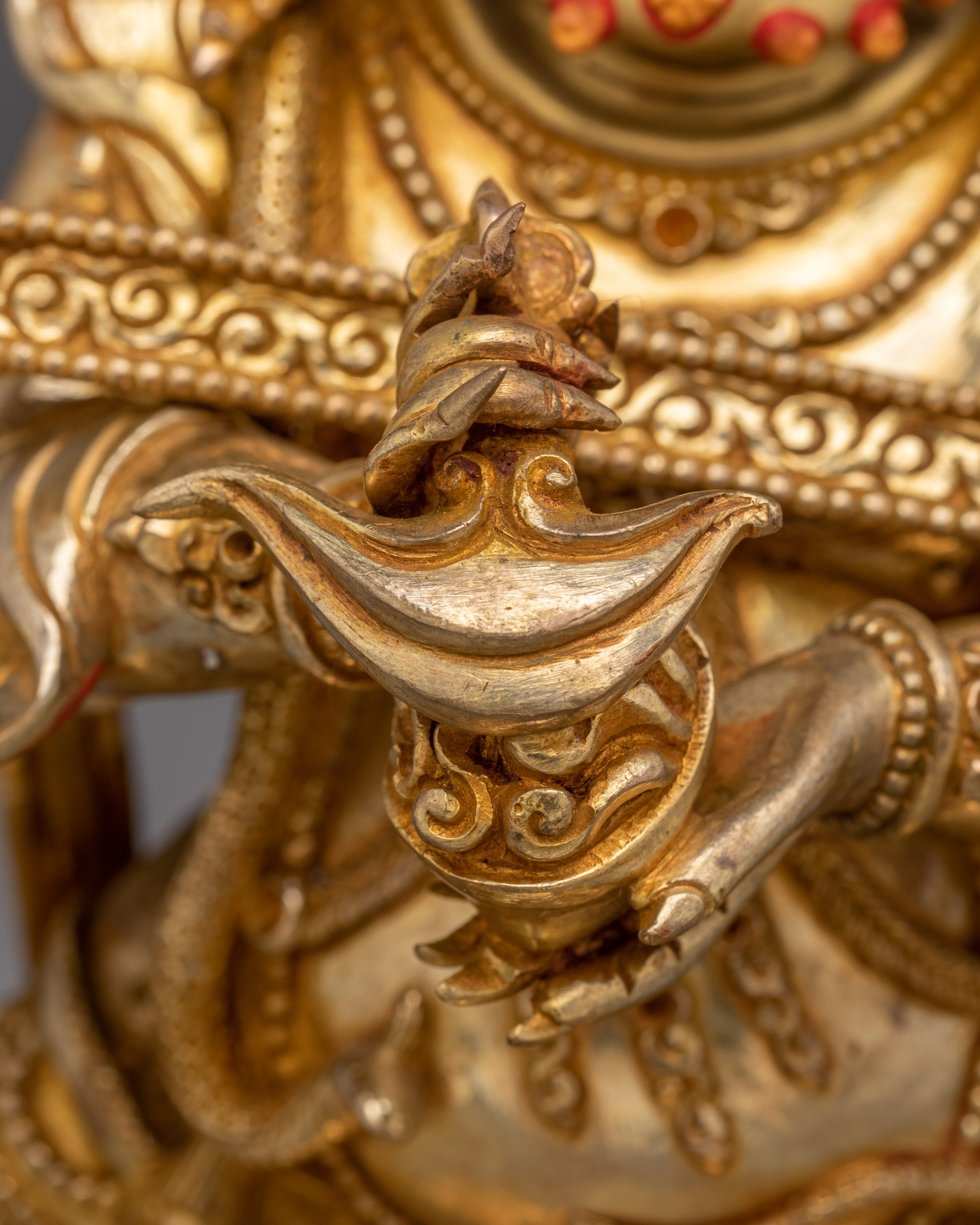 Wrathful Sakya Mahakala Sculpture | Protector Deity